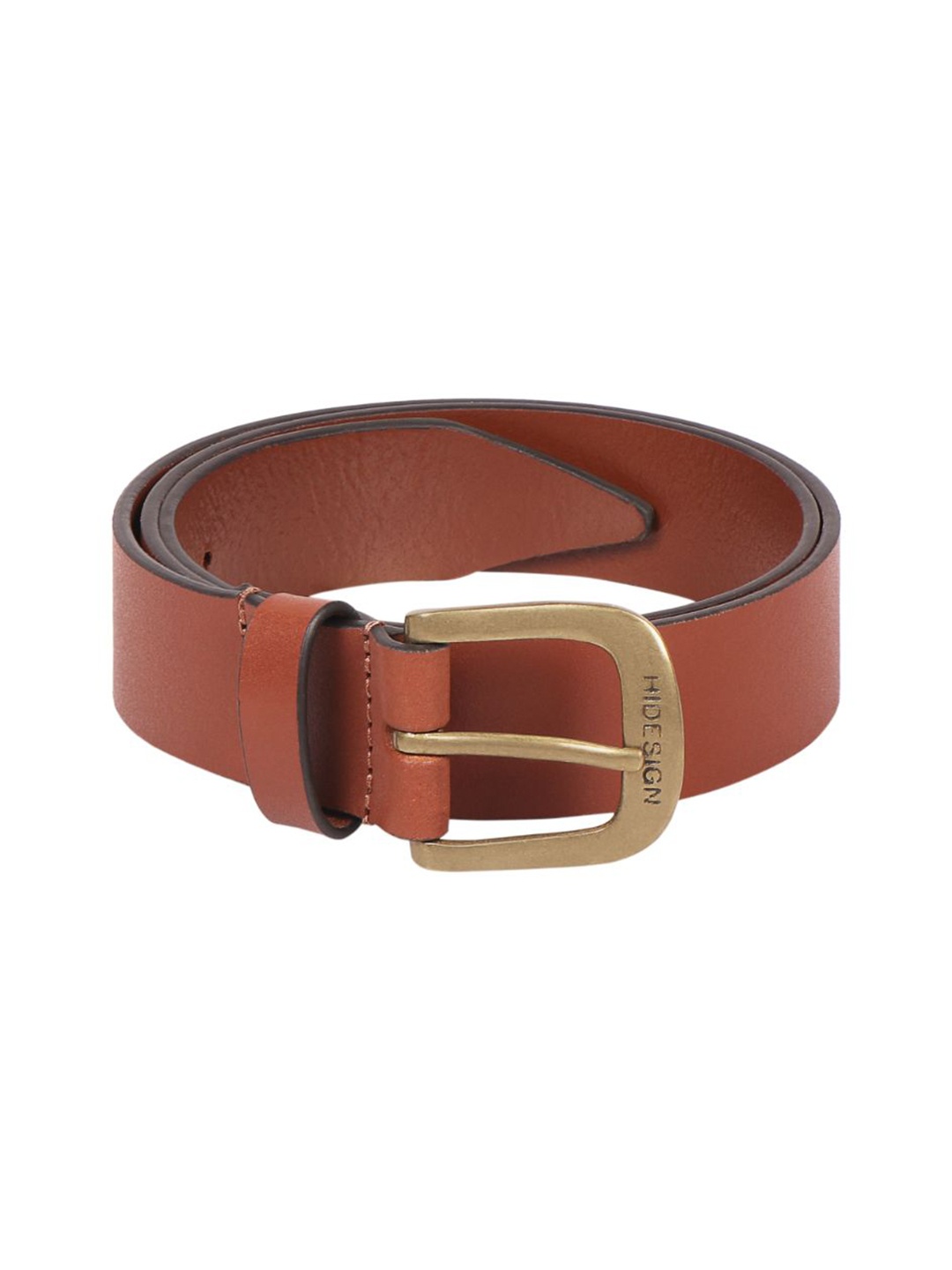 

Hidesign Women Tan Leather Formal Belt