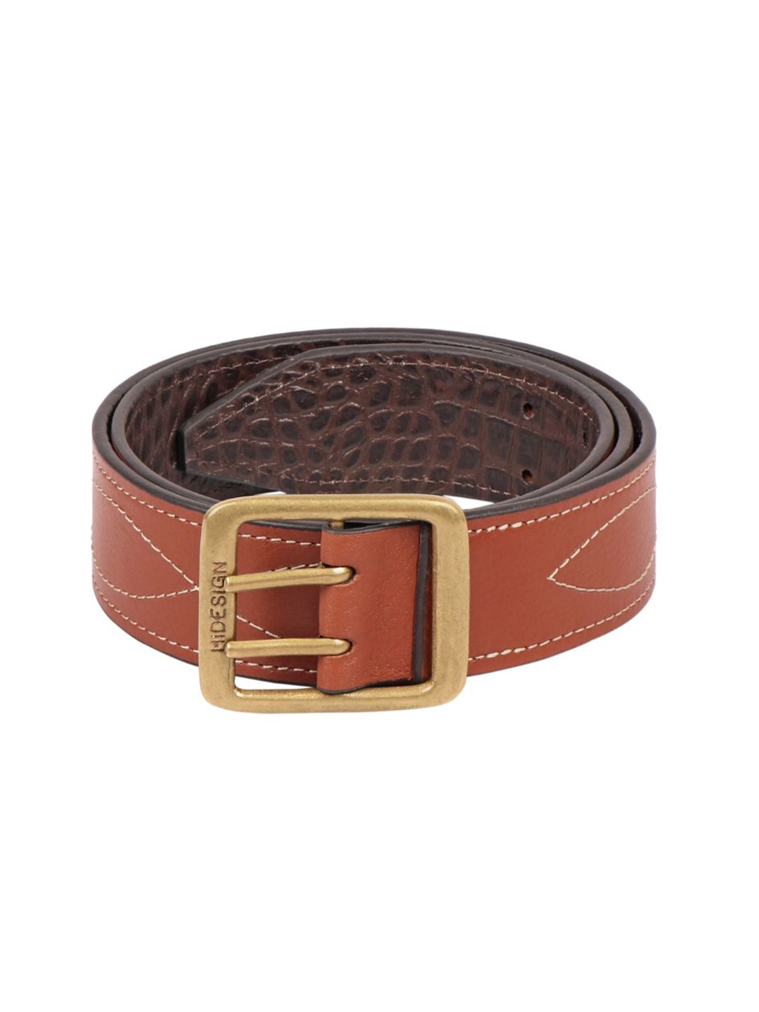 

Hidesign Women Brown Leather Reversible Formal Belt
