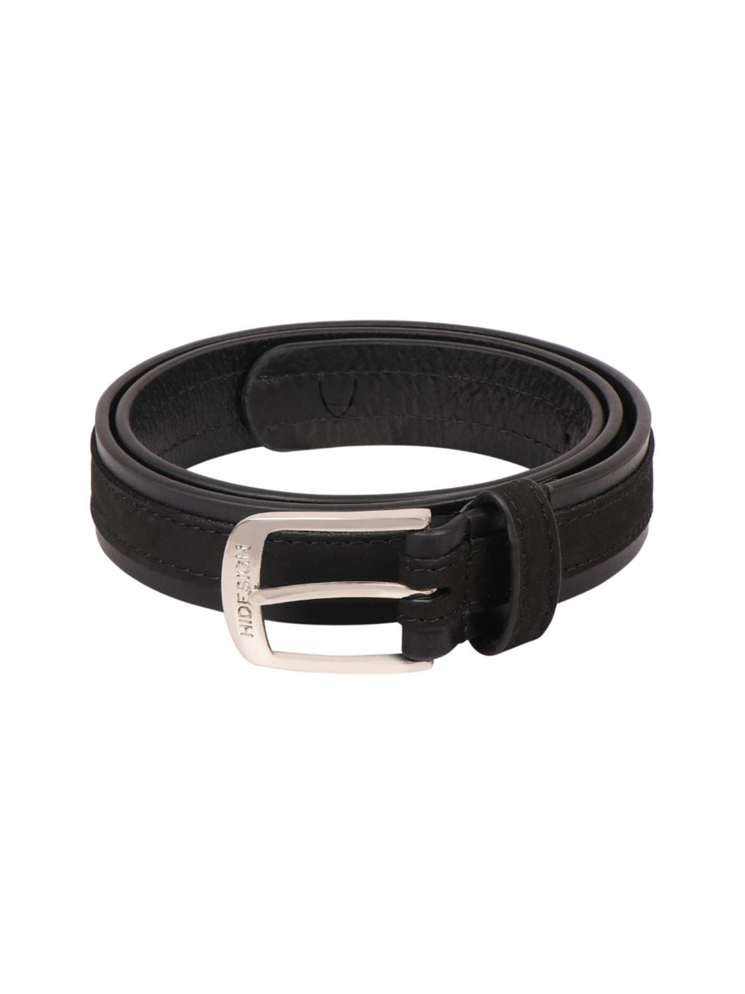 

Hidesign Women Black Leather Formal Belt