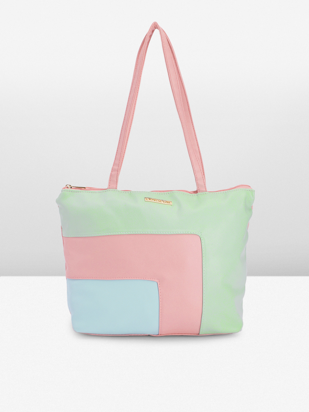 

Caprese Women Colourblocked Shoulder Bag, Pink