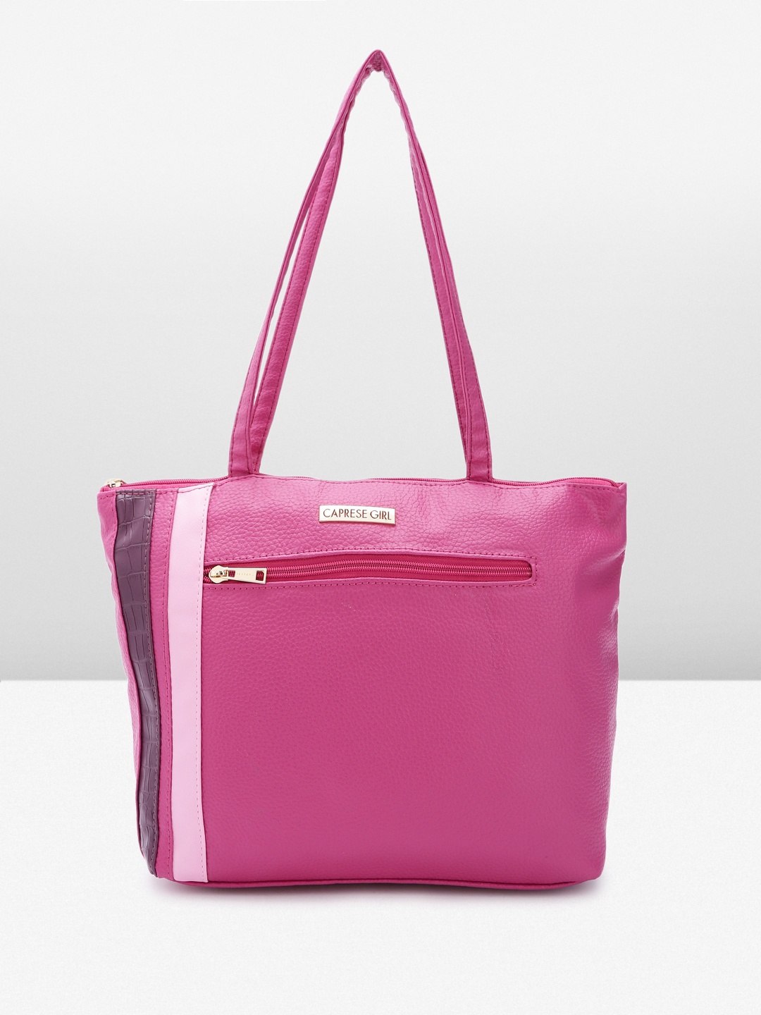 

Caprese Structured Shoulder Bag, Fuchsia