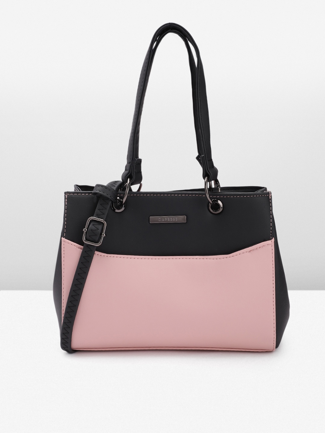 

Caprese Colourblocked Shoulder Bag, Pink