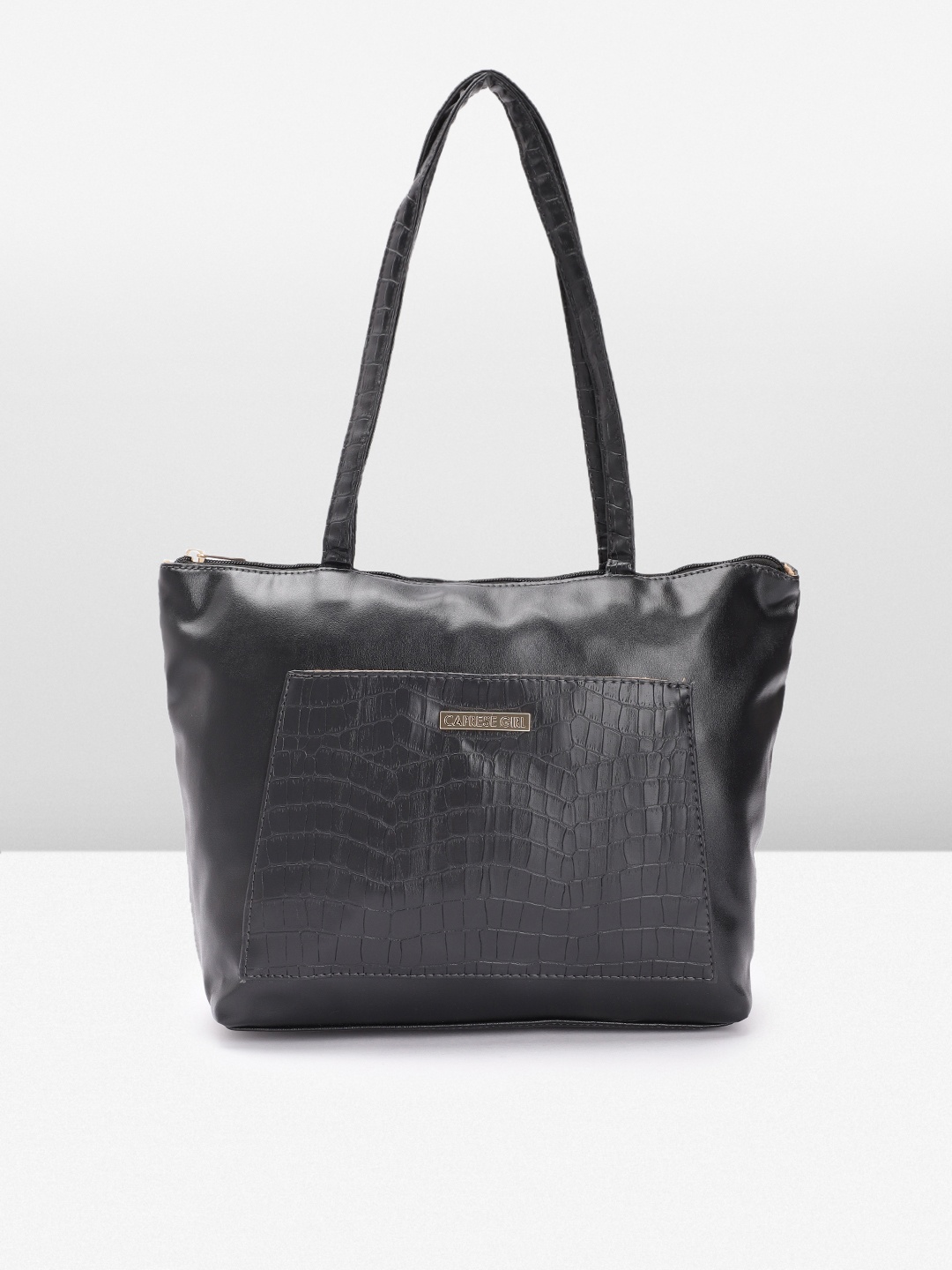 

Caprese Women Textured Shoulder Bag, Black