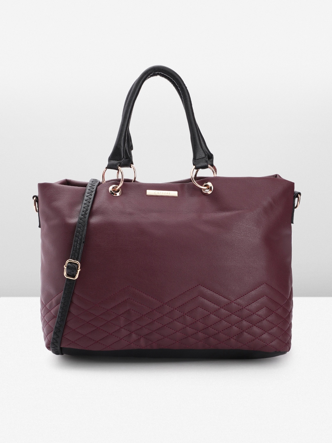 

Caprese Shoulder Bag, Burgundy