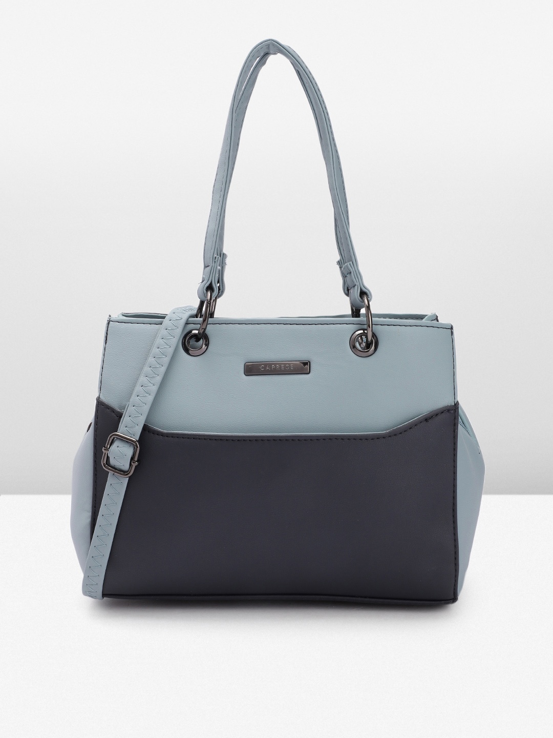 

Caprese Colourblocked Shoulder Bag, Navy blue