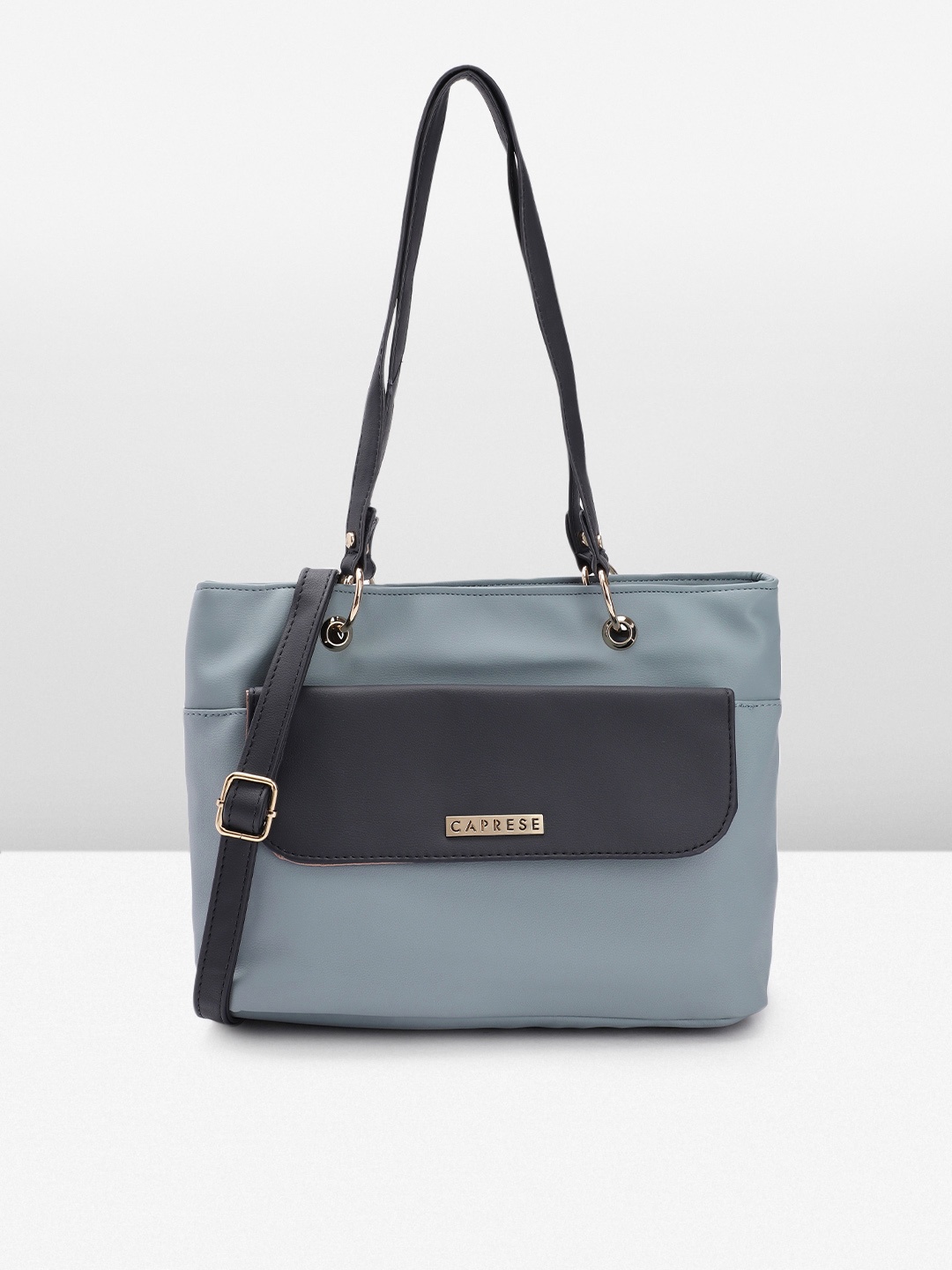 

Caprese Women Colourblocked Shoulder Bag, Blue