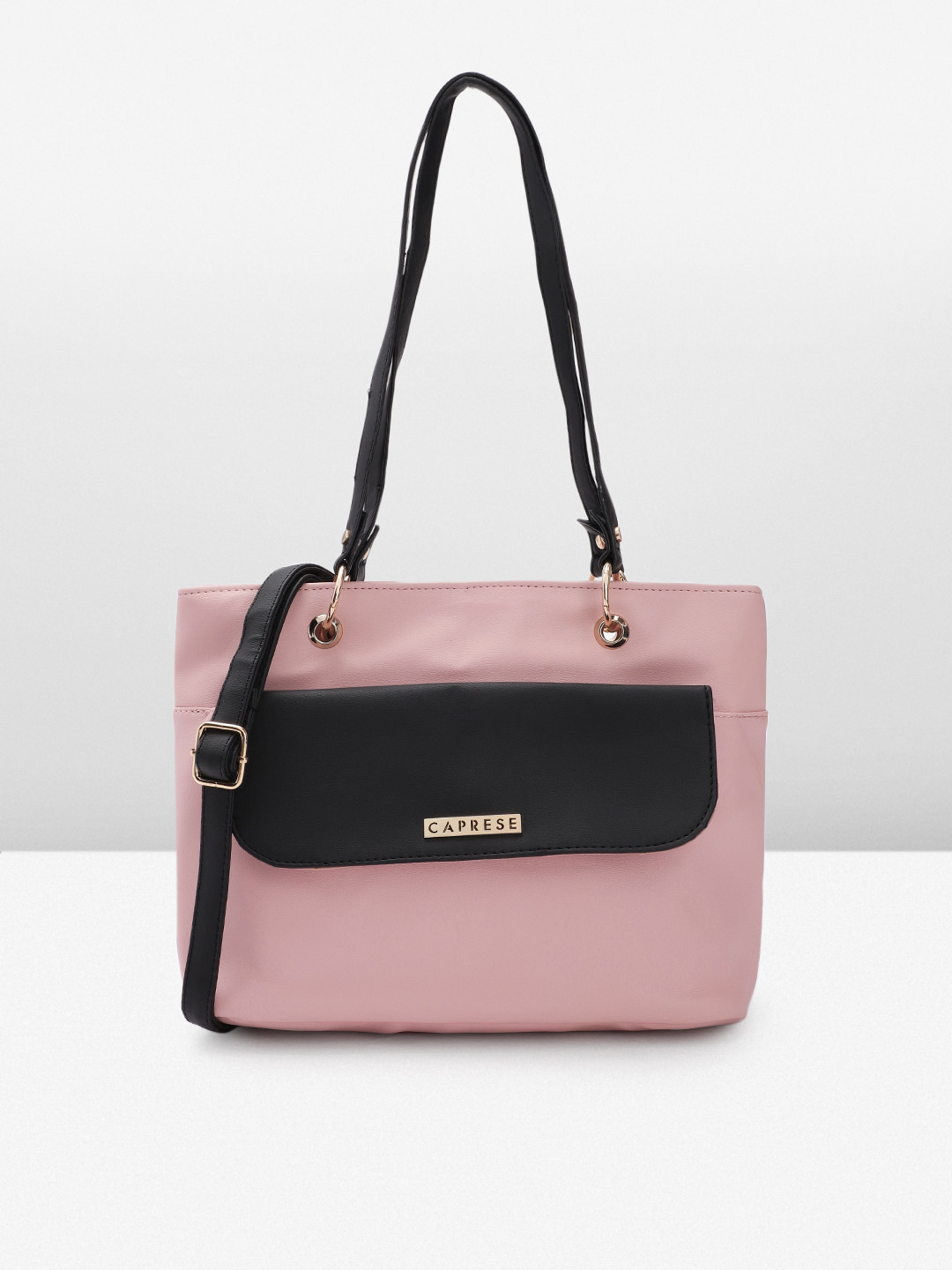 

Caprese Women Colourblocked Kasey Shoulder Bag, Pink