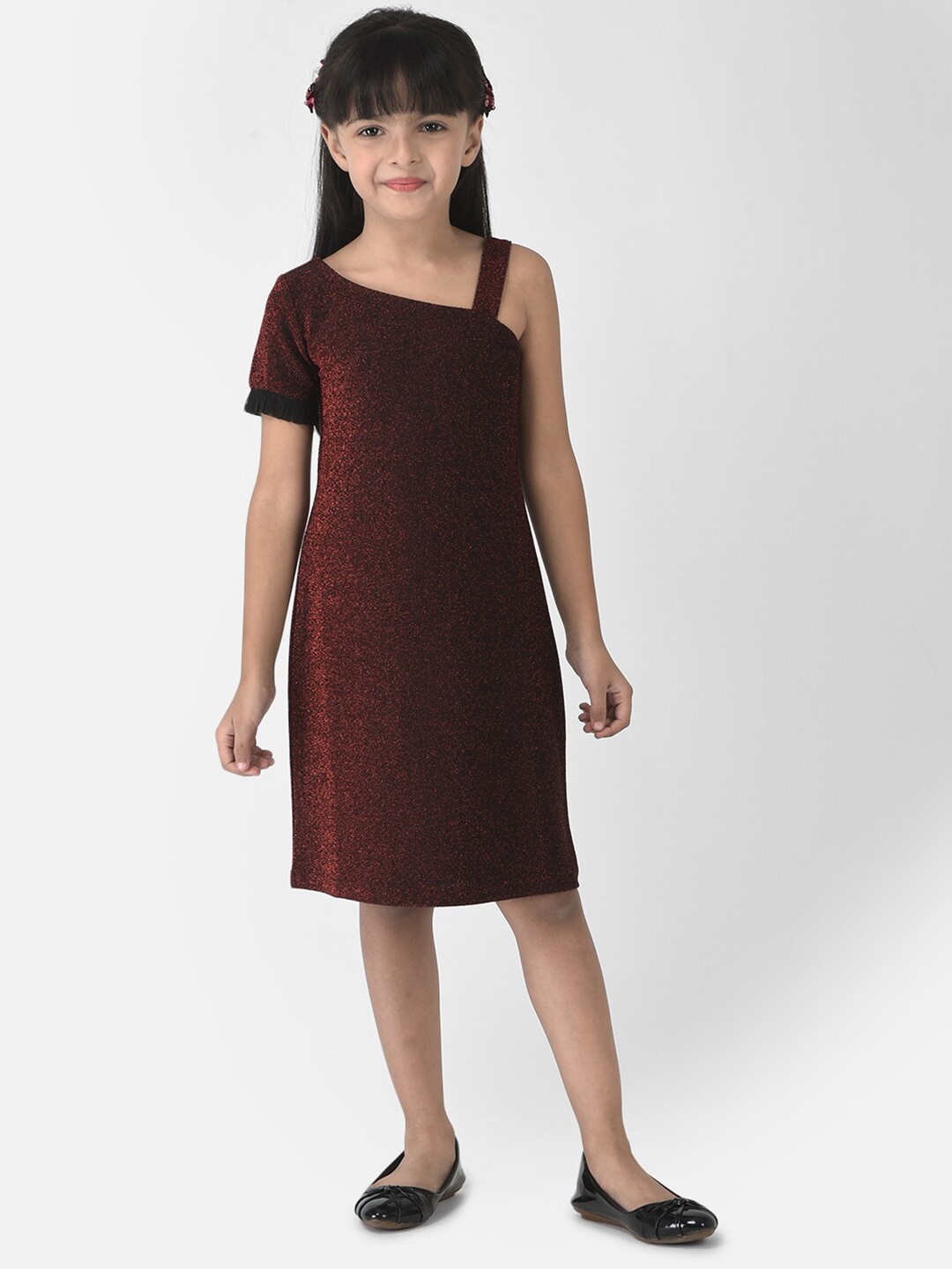 

Eavan Girls Maroon Sheath Dress