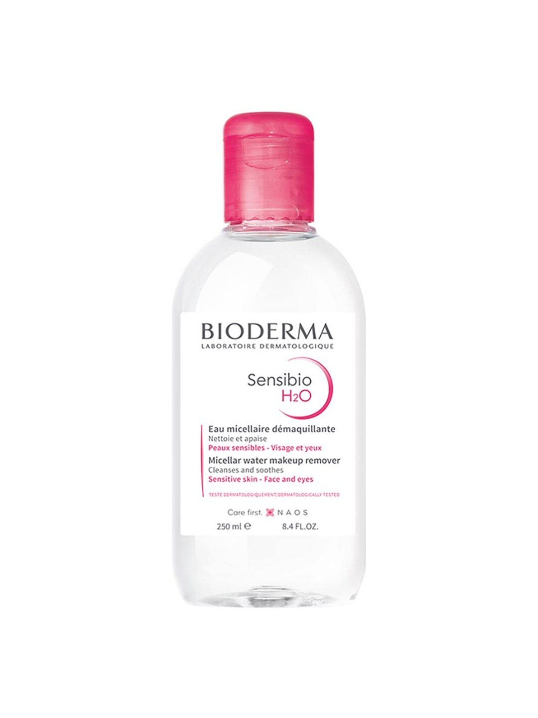 

BIODERMA Sensibio H2O Micellar Cleansing Water & Makeup Removing Solution - 250 ml, White