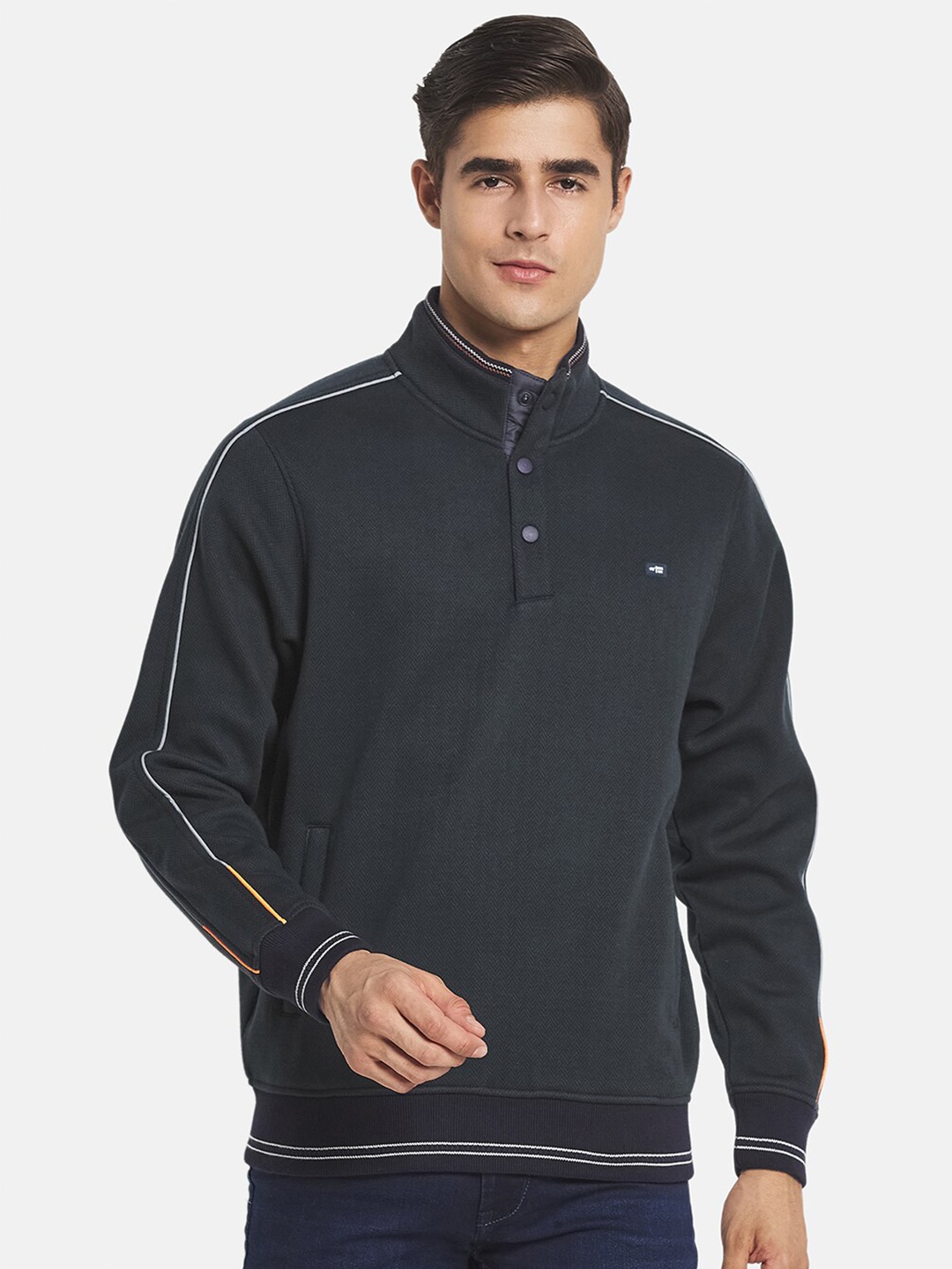 

Monte Carlo Men Navy Blue Sweatshirt