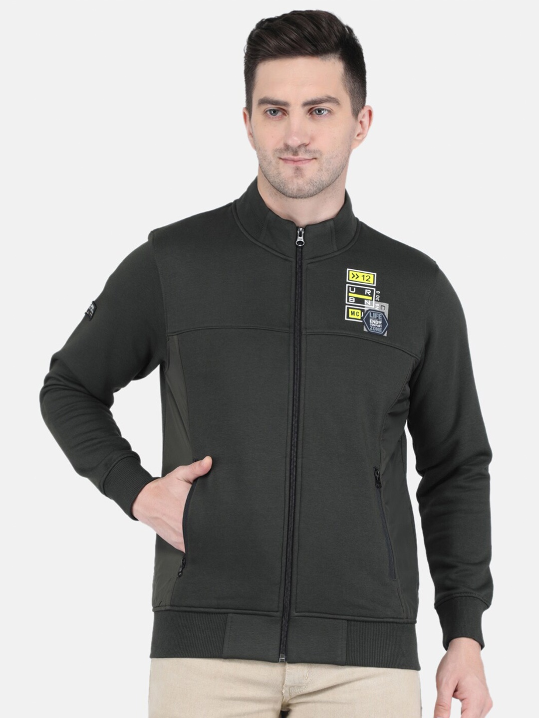 

Monte Carlo Men Olive Green Sweatshirt