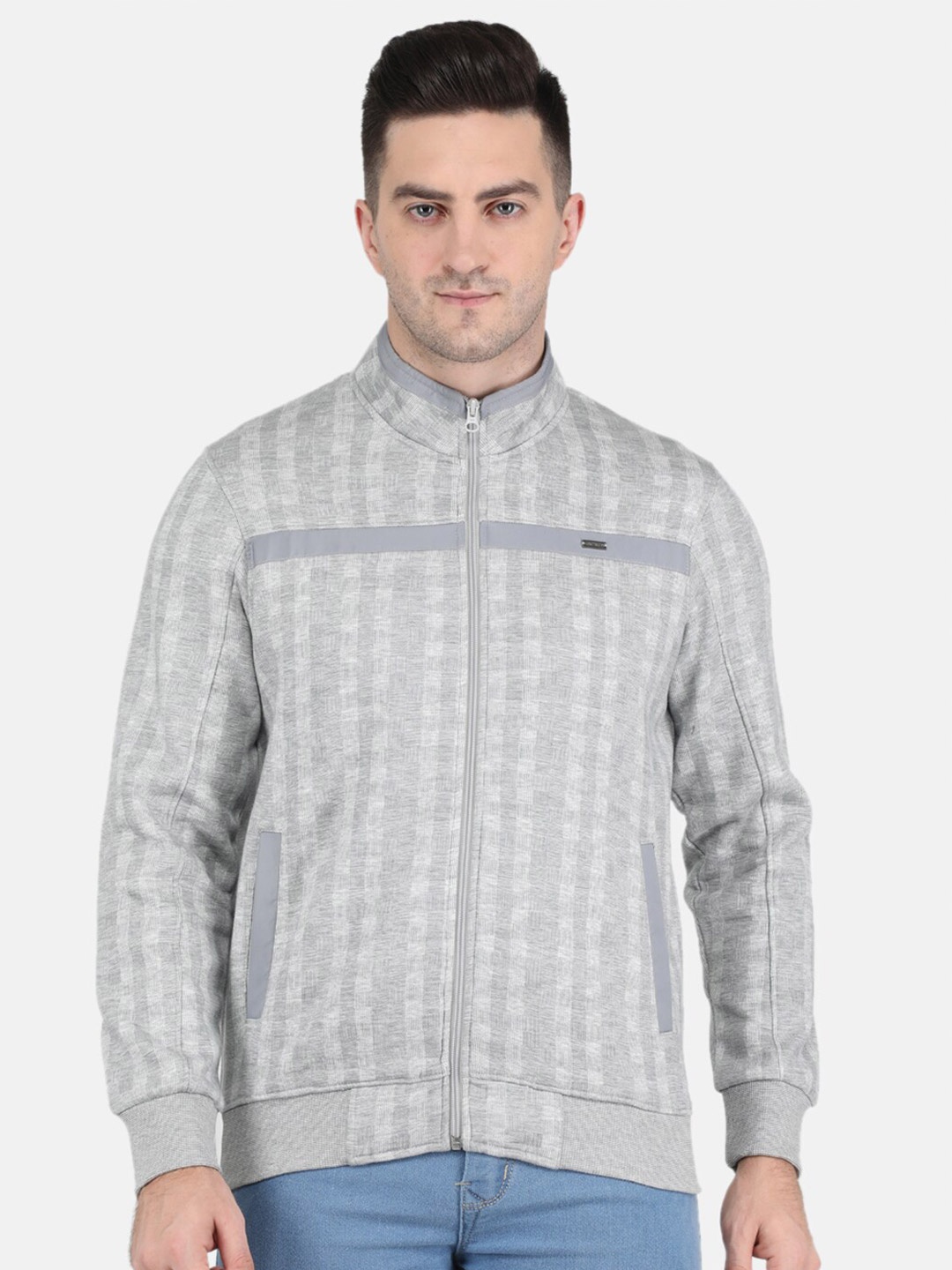 

Monte Carlo Men Grey Cotton Sweatshirt