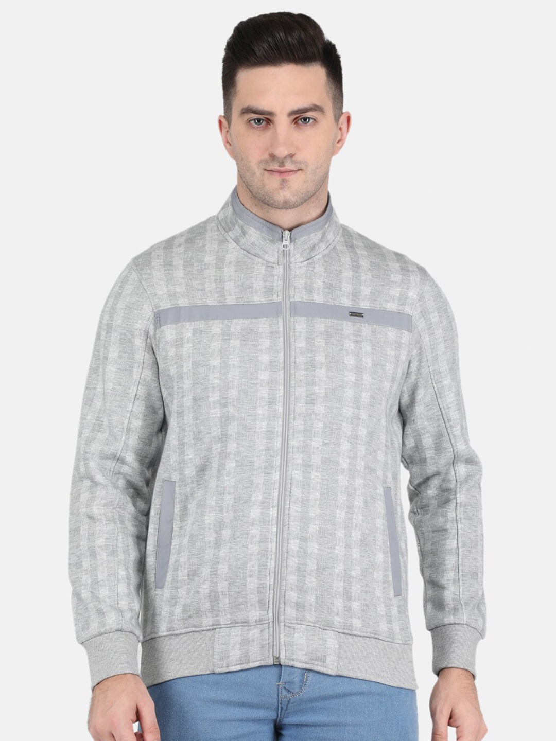 

Monte Carlo Men Grey Cotton Sweatshirt
