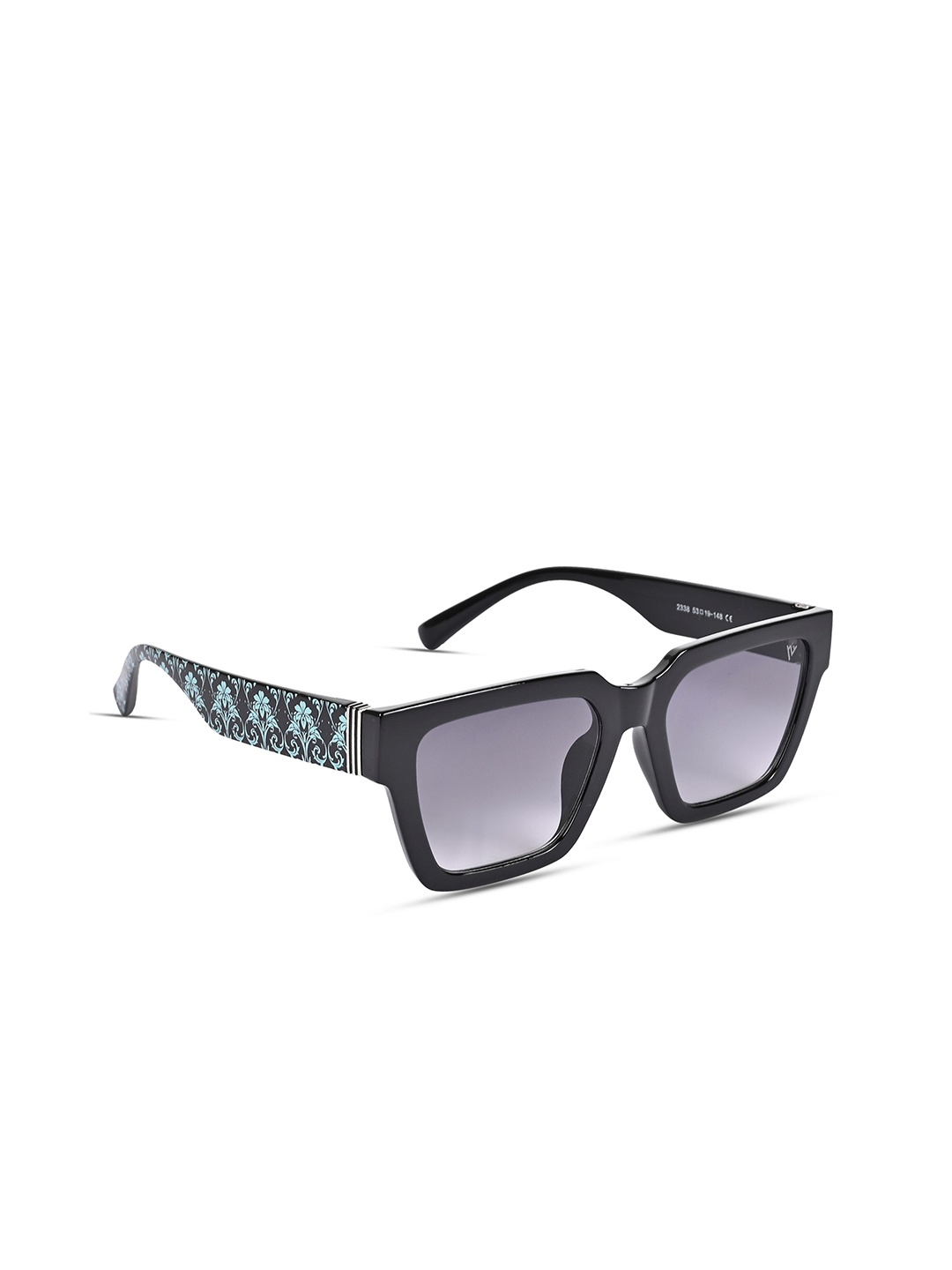 

Voyage Unisex Grey Lens & Black Wayfarer Sunglasses with UV Protected Lens - 2338MG3881