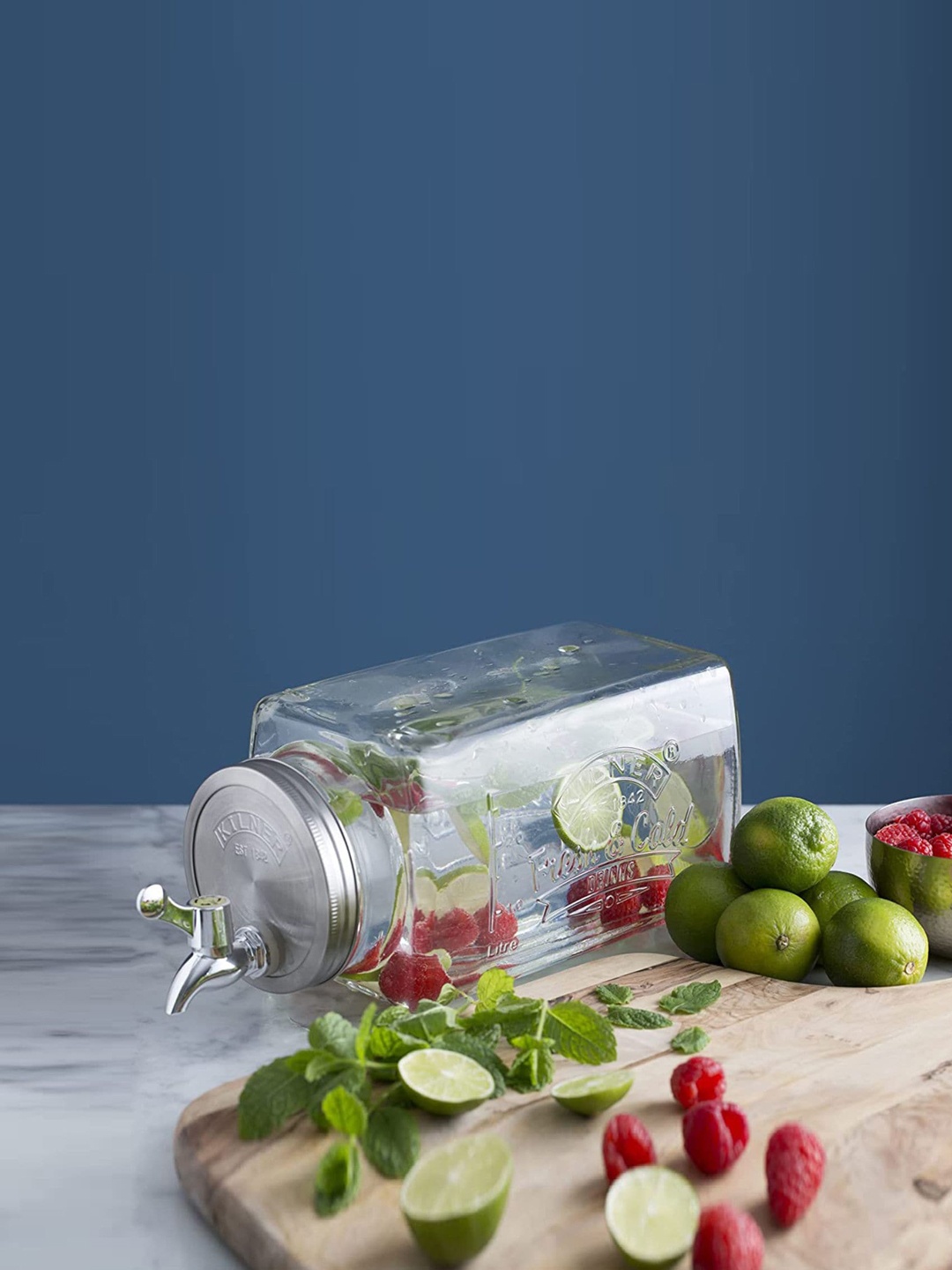 

KILNER Transparent Textured Drinks Dispenser-3 Litre