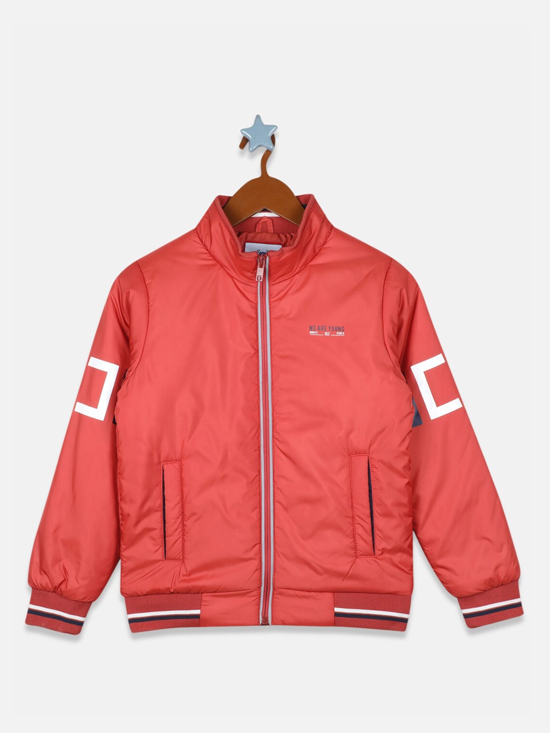 

Monte Carlo Boys Red White Bomber Jacket