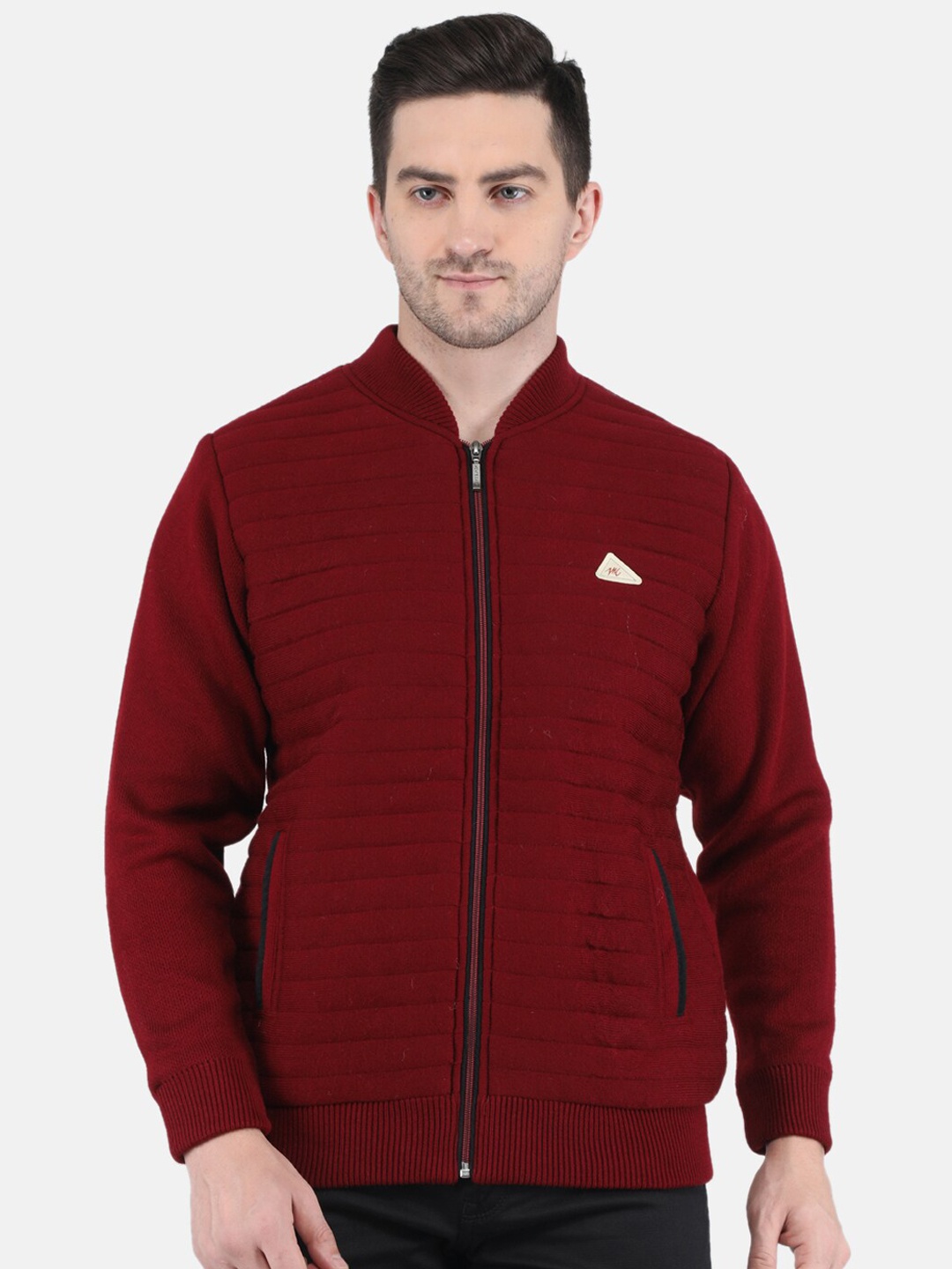 

Monte Carlo Men Maroon Wool Puffer Jacket