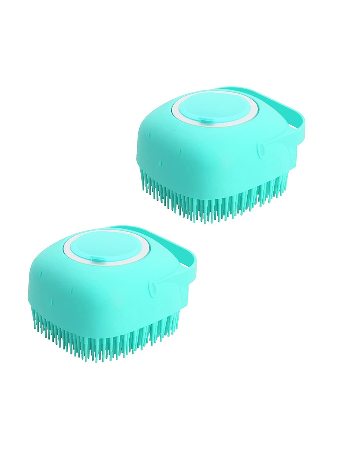 

ZURU BUNCH Set of 2 Silicone Cleaning Bath Body Brush - Blue