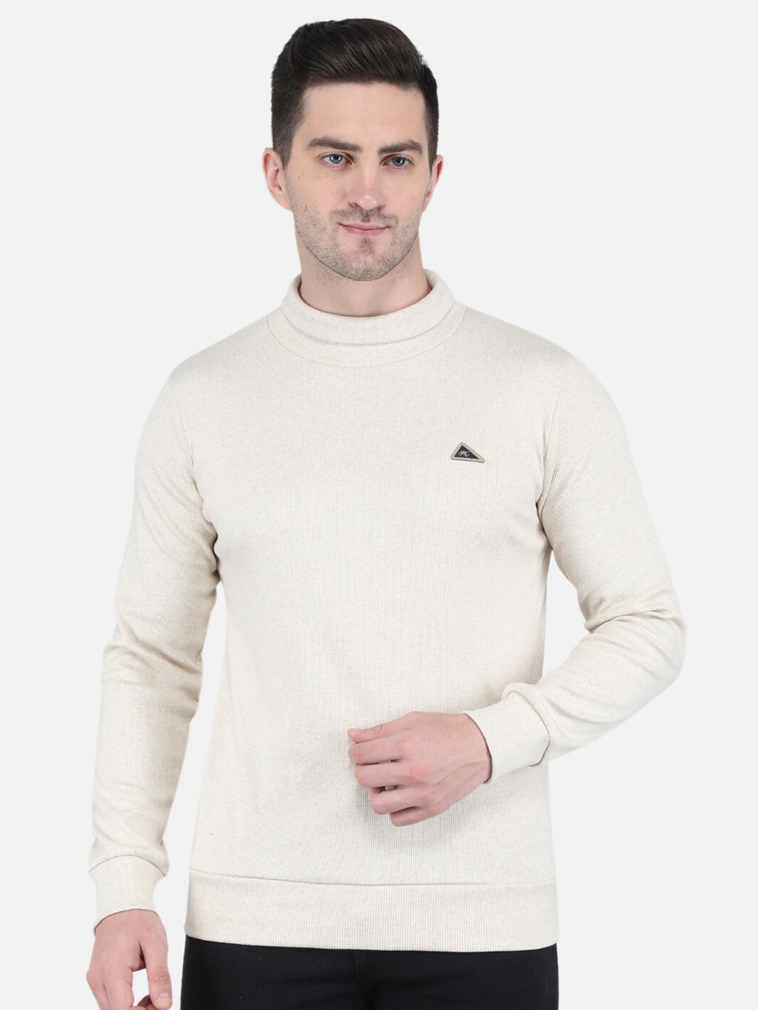 

Monte Carlo Men Off White High Neck T-shirt