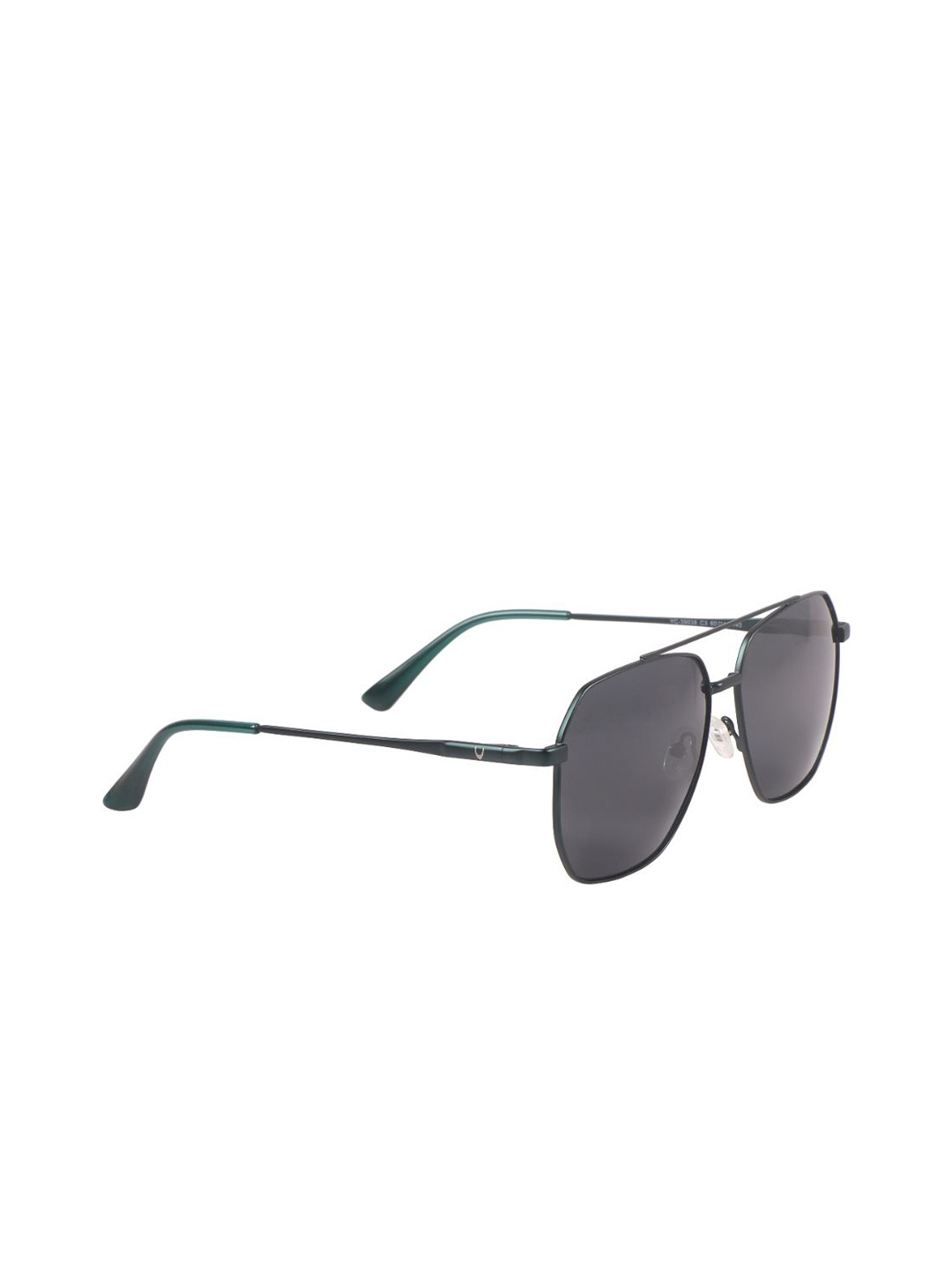 

Hidesign Unisex Grey Lens & Black Aviator Sunglasses with UV Protected Lens - 8903439843601