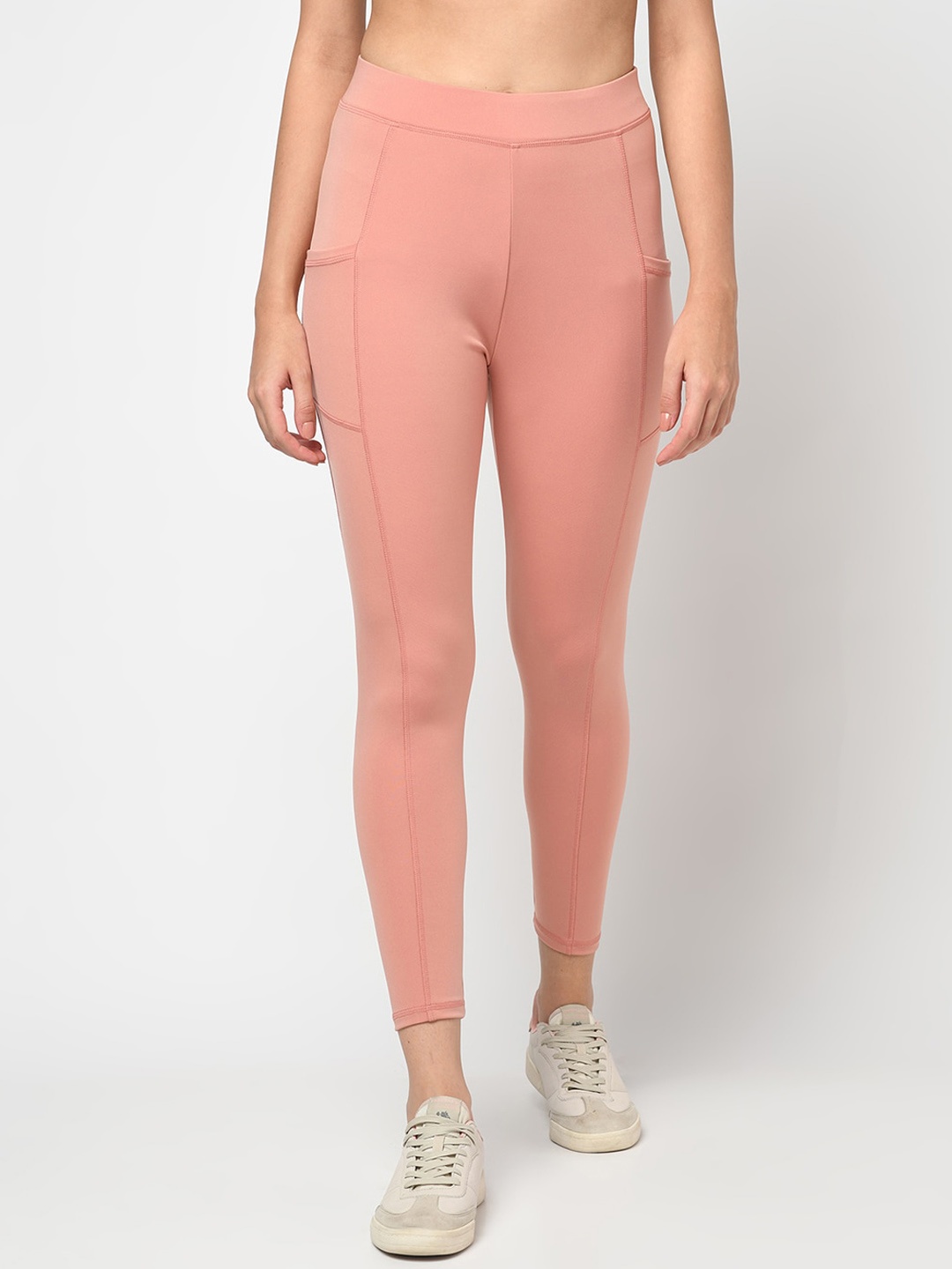 

SHARKTRIBE Women Pink Solid Tights