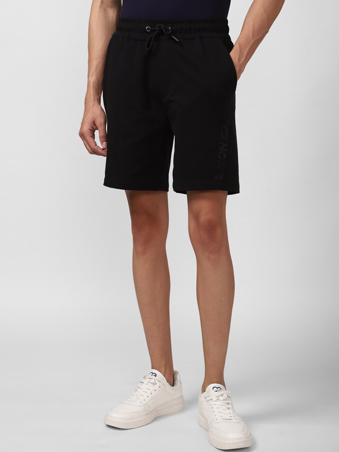 

SIMON CARTER LONDON Men Black Slim Fit Shorts