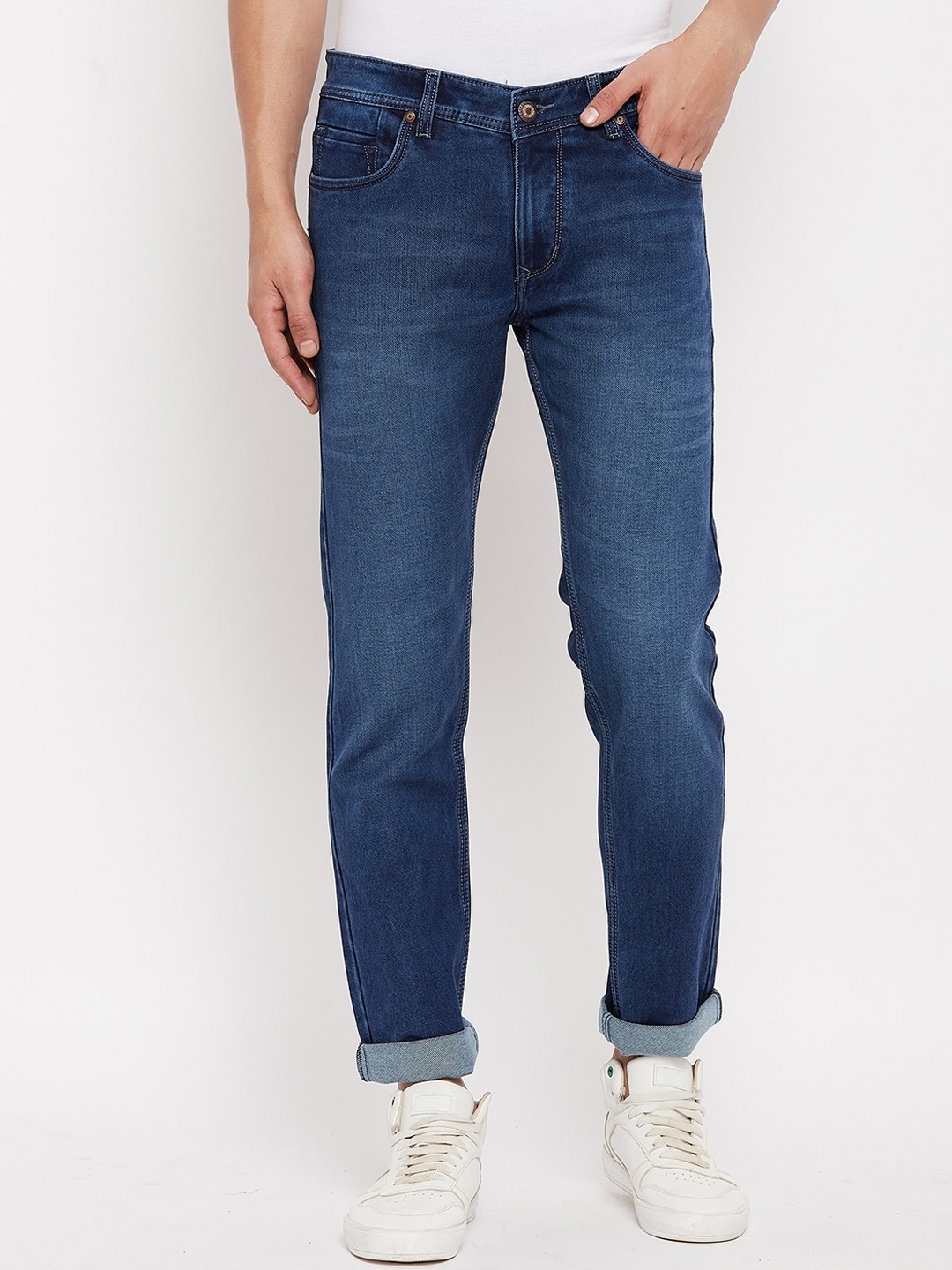 

Duke Men Blue Light Fade Medium Shade Stretchable Jeans