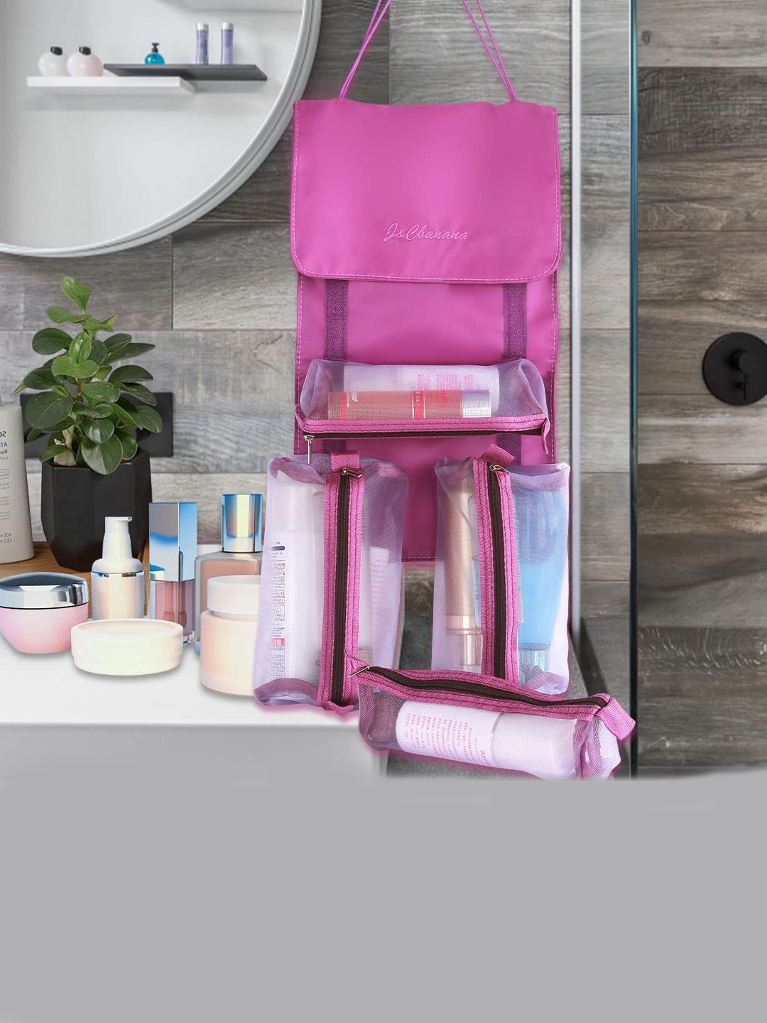 

Queue Purple Foldable Make up Pouch