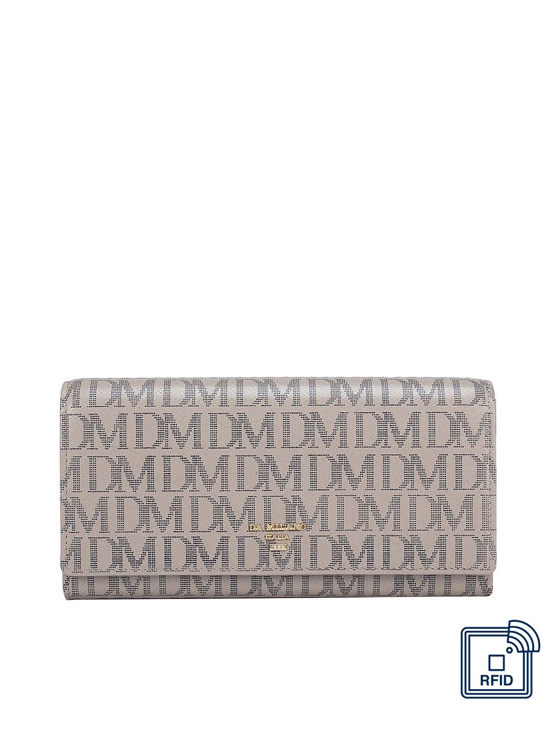 

Da Milano Women Beige Textured Leather Envelope