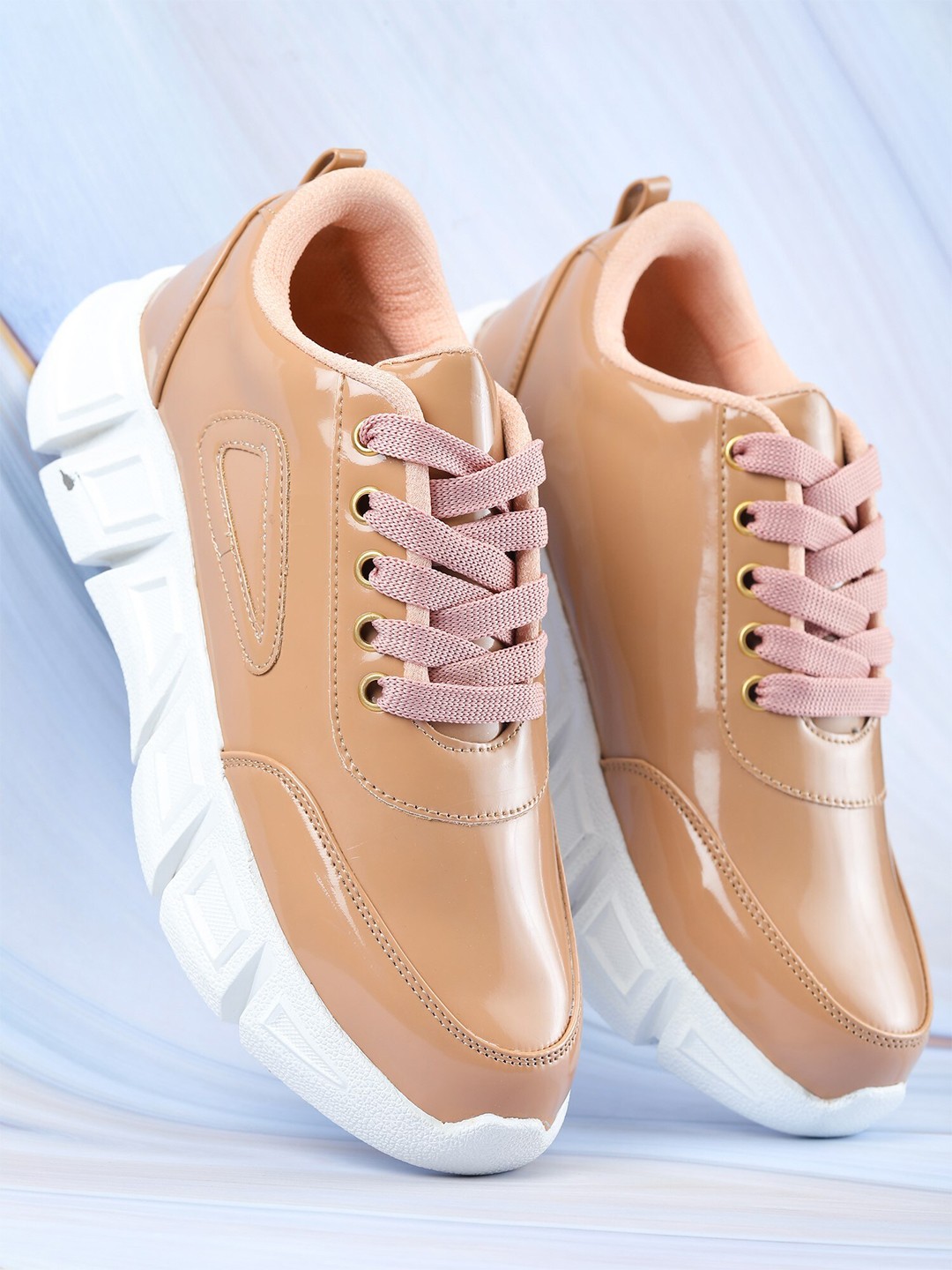 

FABBMATE Women Yellow Walking Non-Marking Shoes