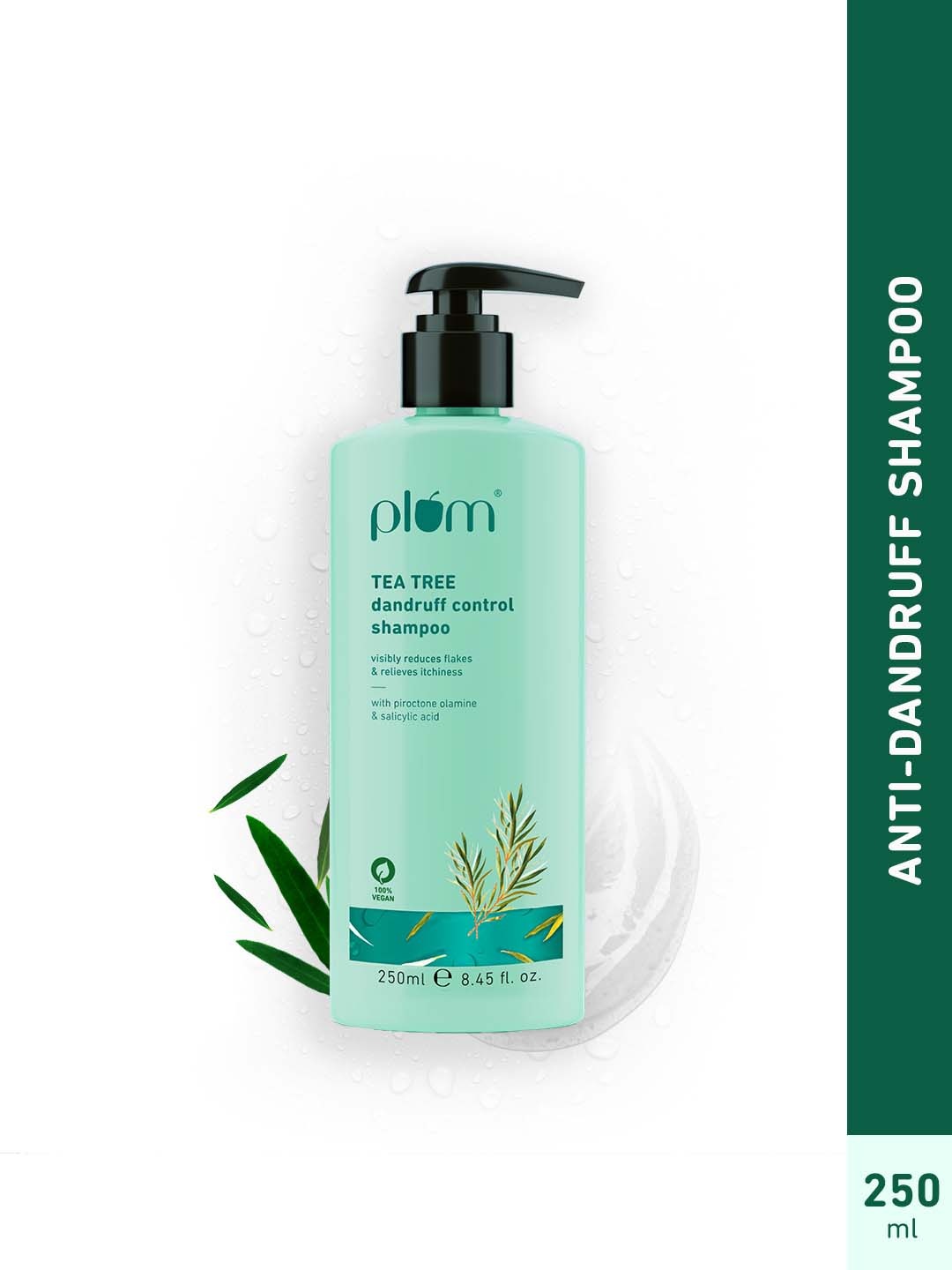 

Plum Tea Tree Dandruff Control Shampoo with Salicylic Acid - 250 ml, White