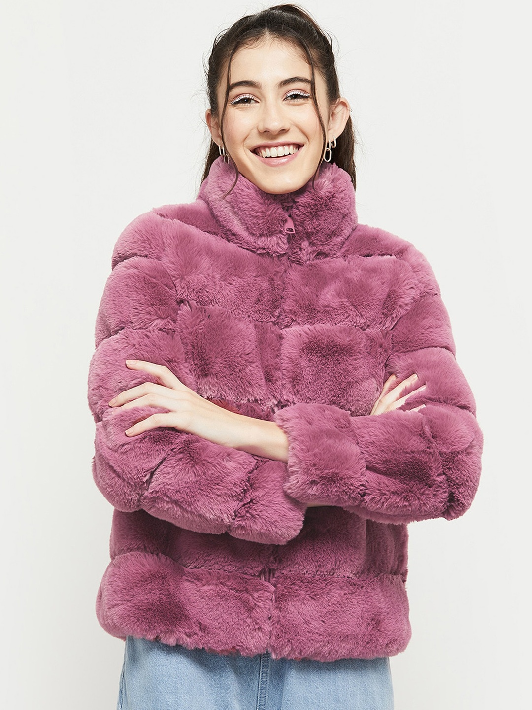 

max Women Pink Puffer Jacket