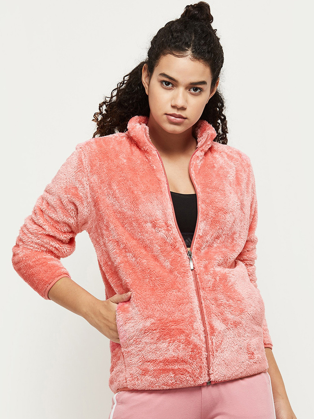 

max Women Coral Bomber Jacket
