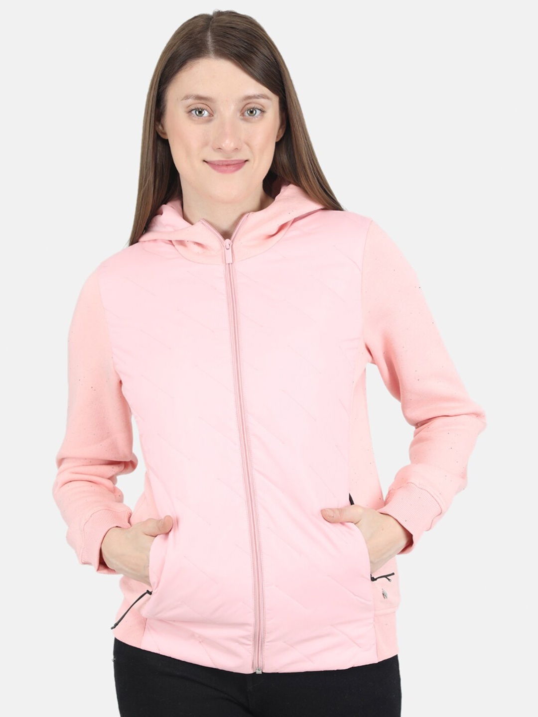 

Monte Carlo Women Pink Hooded Sweatshirt