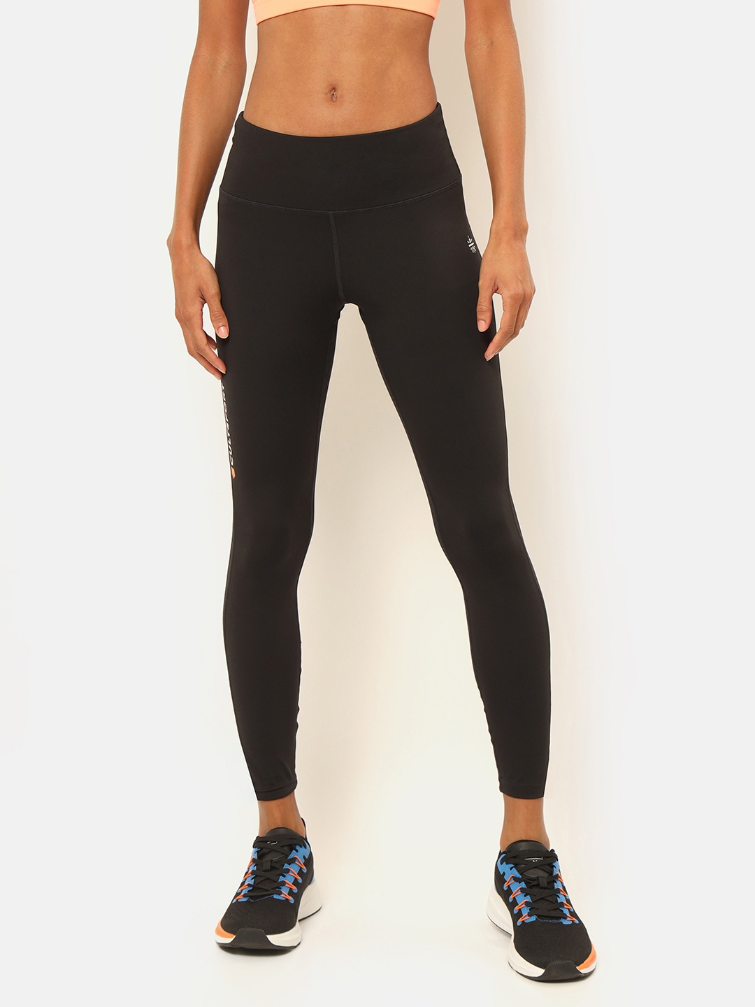

CULT Women All Day Ease Solid Tights, Black