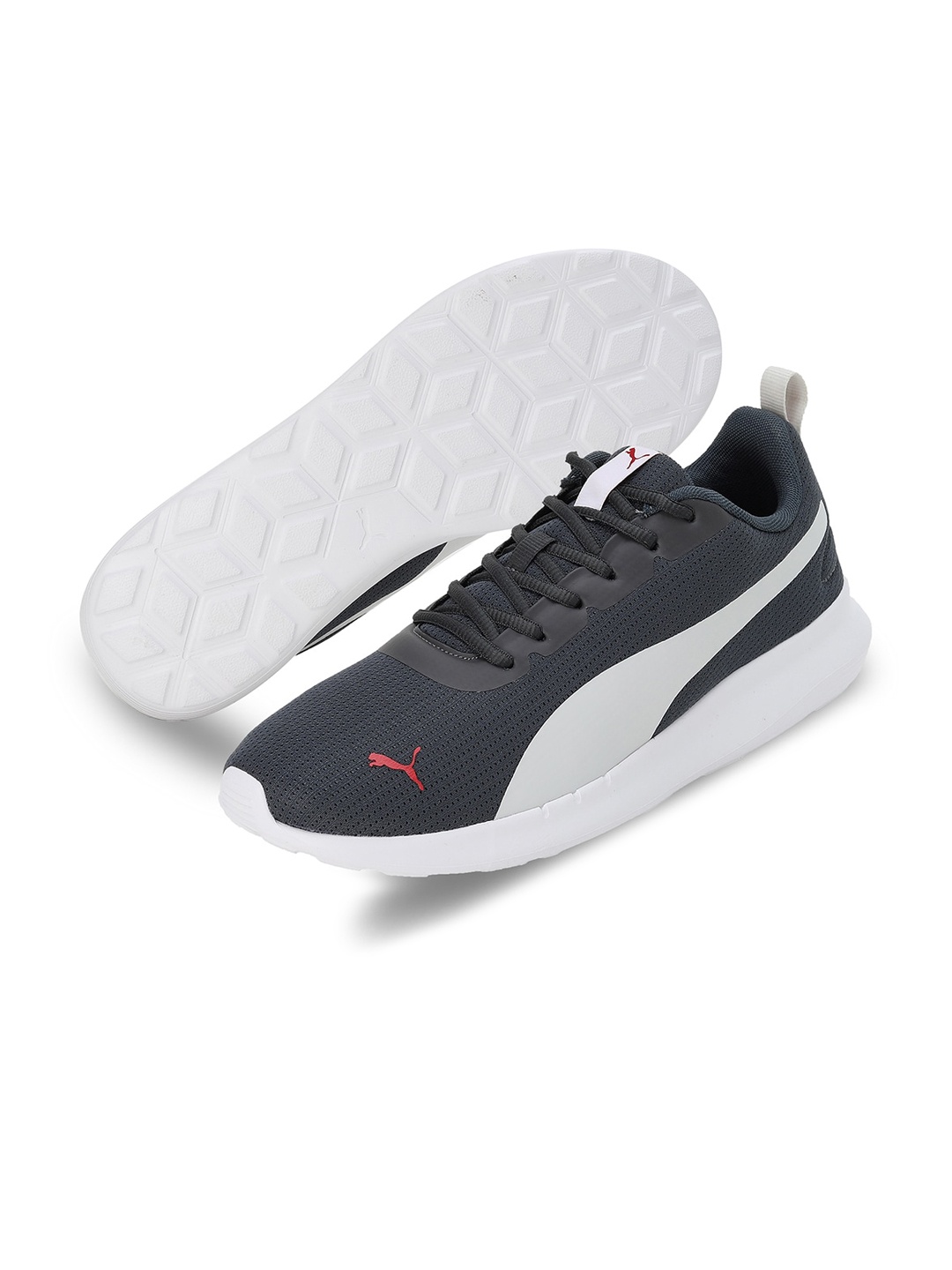 

Puma Men Black & White Fireball Shoes