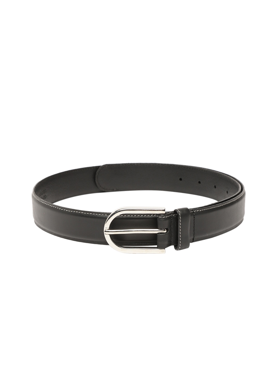 

Ducati Men Solid Leather Belt, Black