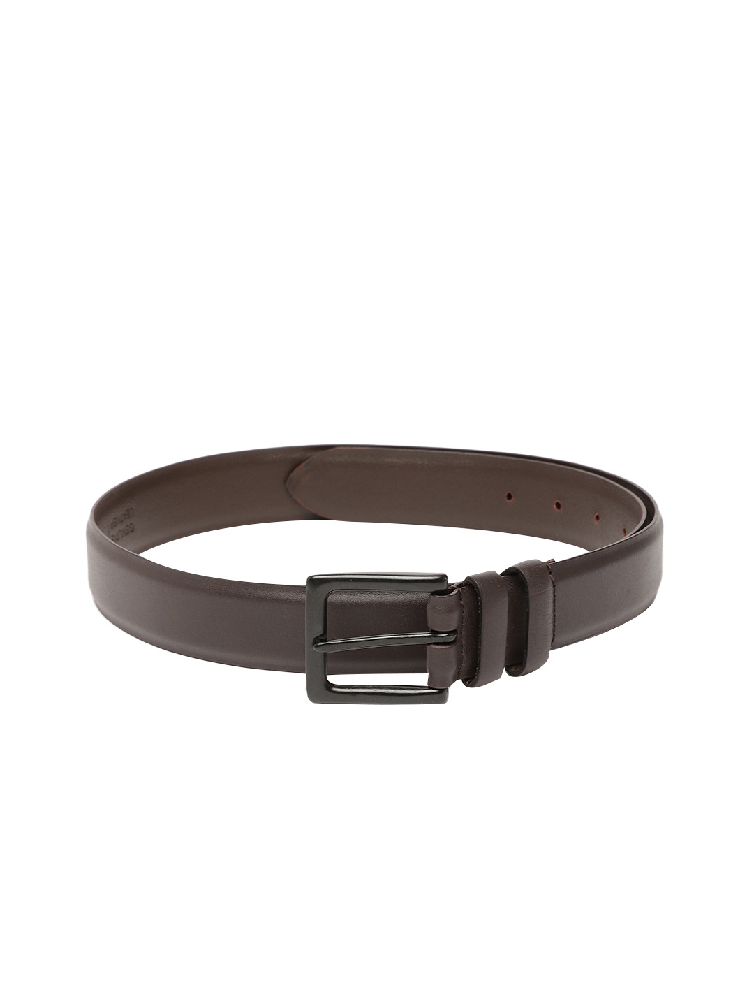 

Ducati Men Solid Leather Belt, Coffee brown