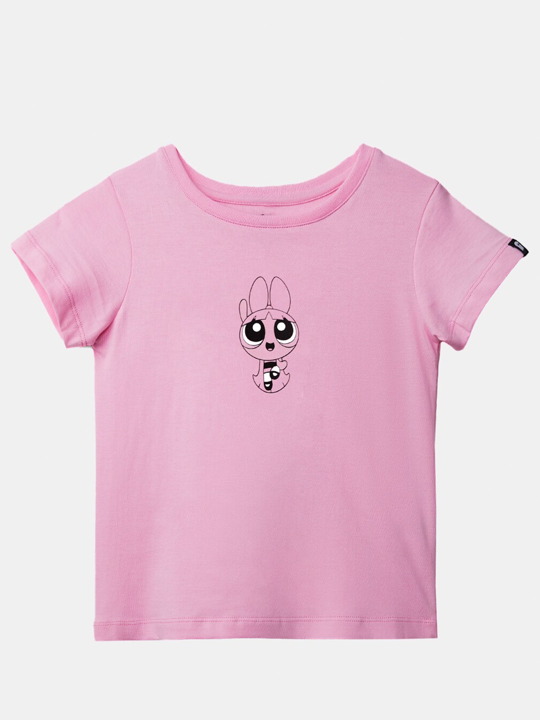 

The Souled Store Girls Pink Graphic Printed T-shirt