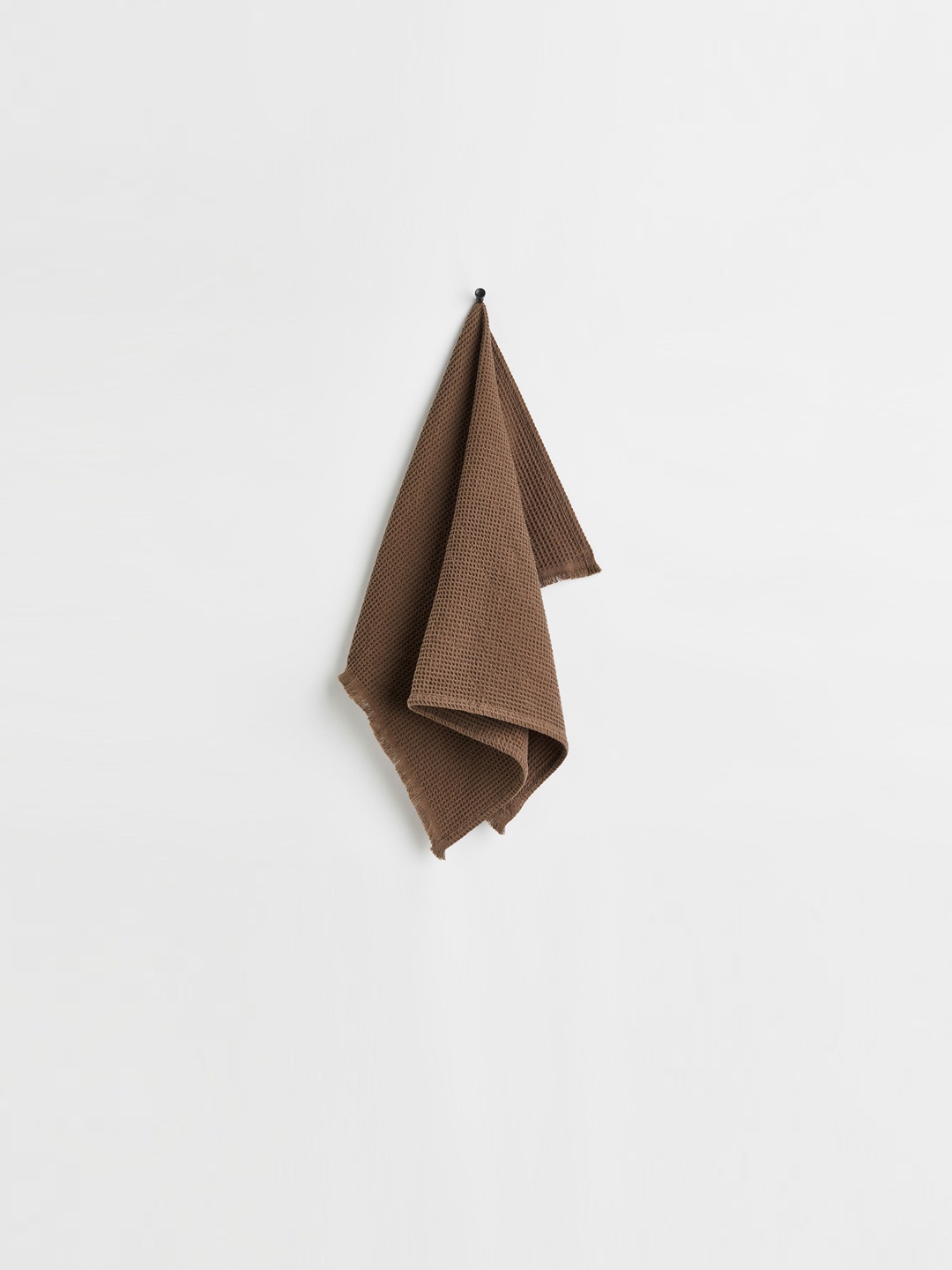 

H&M Brown Waffled Hand Towel