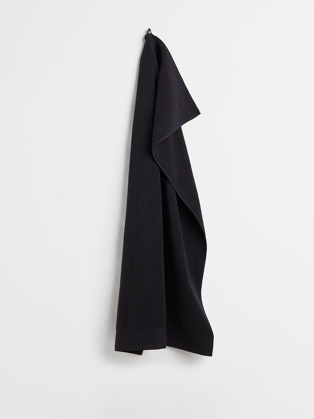 

H&M Black Cotton Terry Bath Towels