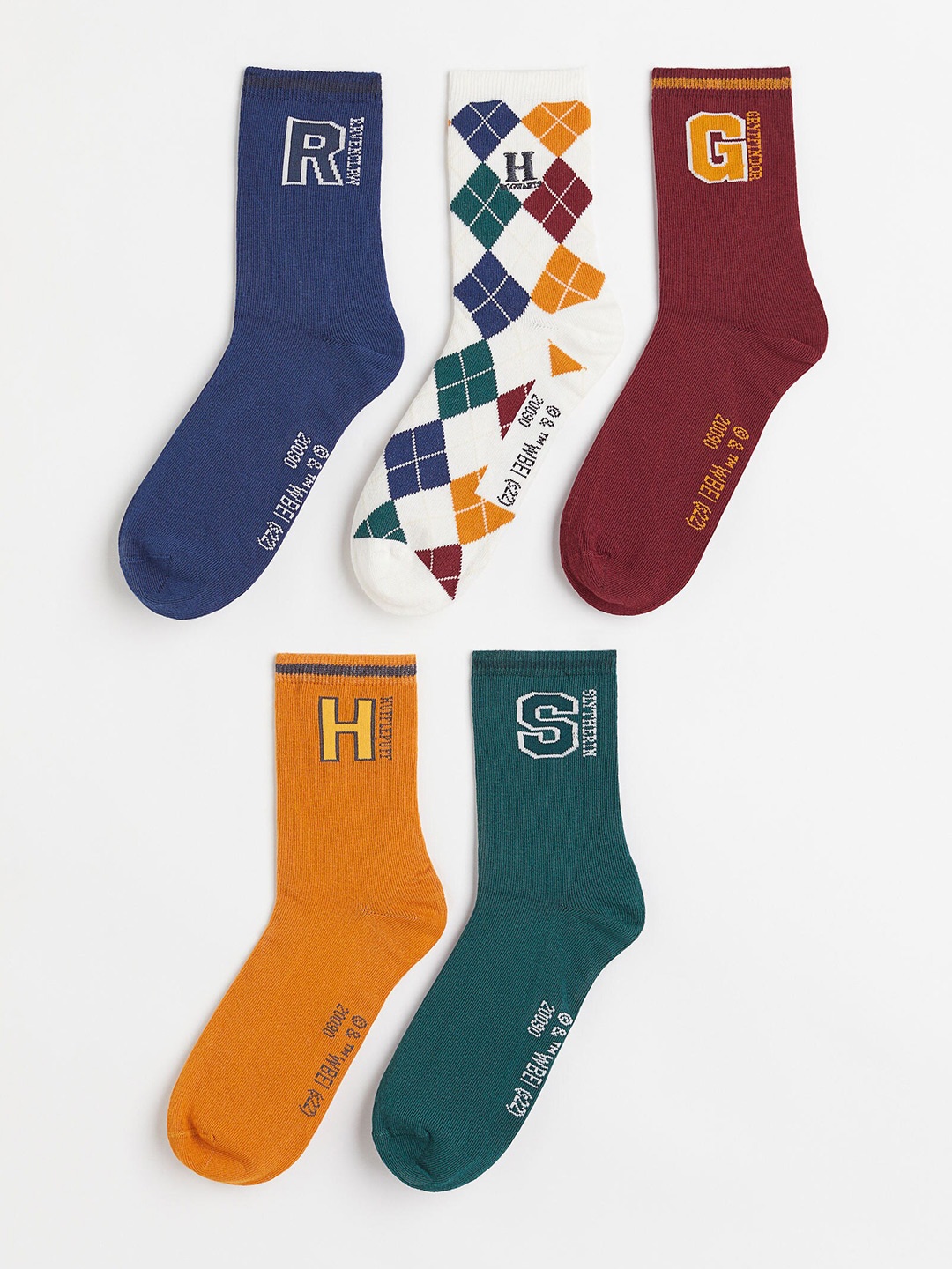 

H&M Girls 5-Pack Blue & Green Socks