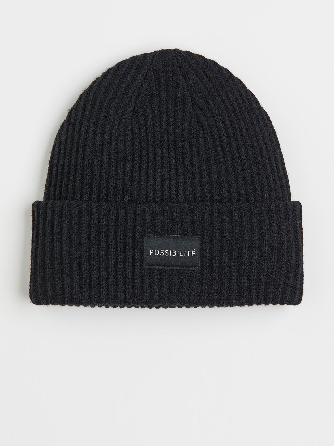 

H&M Women Black Knitted Hat