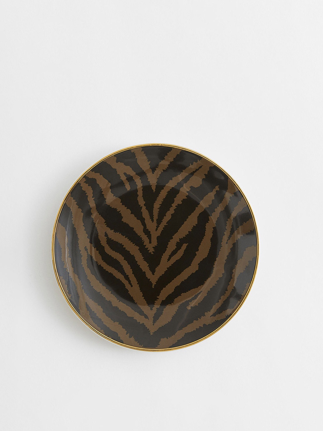 

H&M Black & Brown Small Porcelain Plate