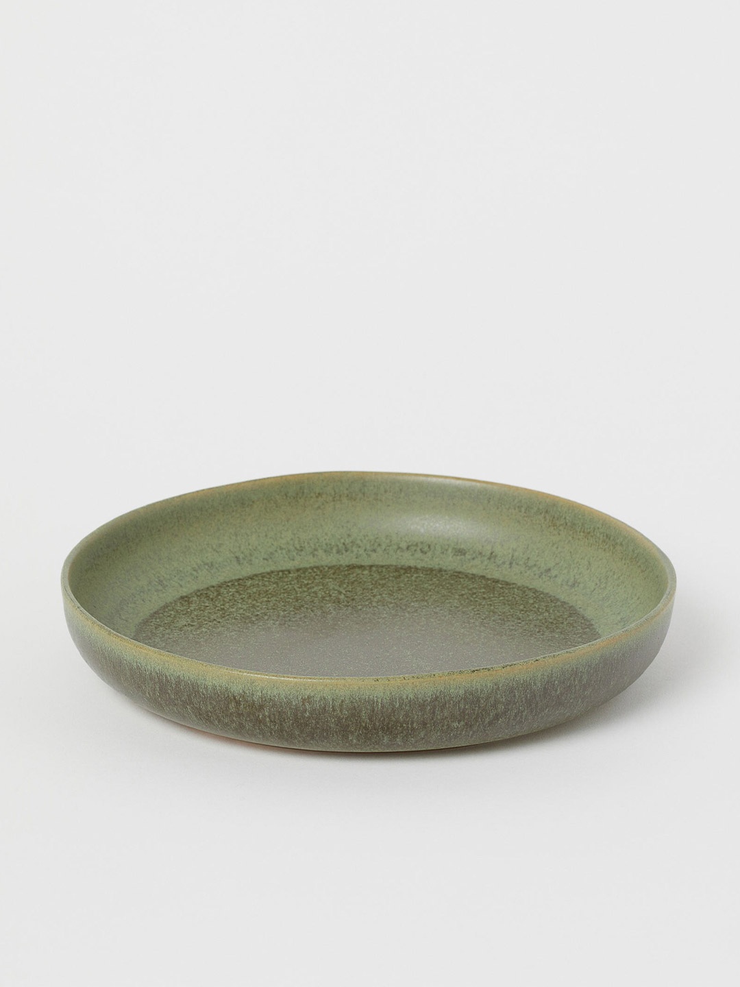 

H&M Green Deep Stoneware Plate