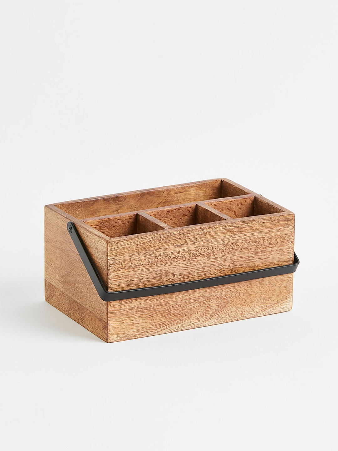 

H&M Brown Solid Wooden Storage Box