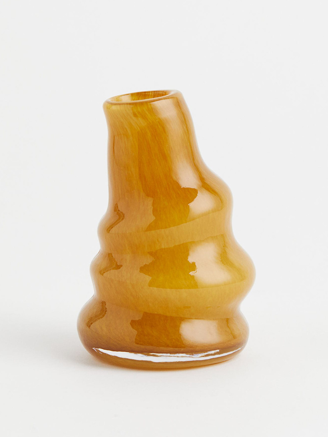 

H&M Yellow Small Glass Vase