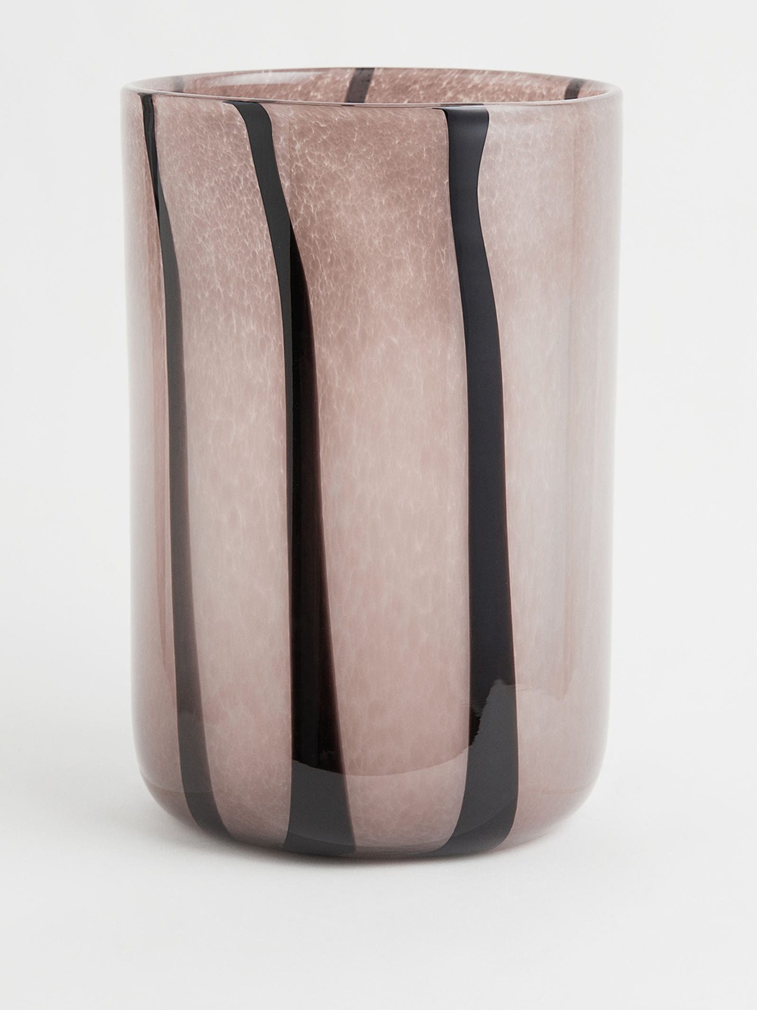 

H&M Beige & Brown Large Glass Vase