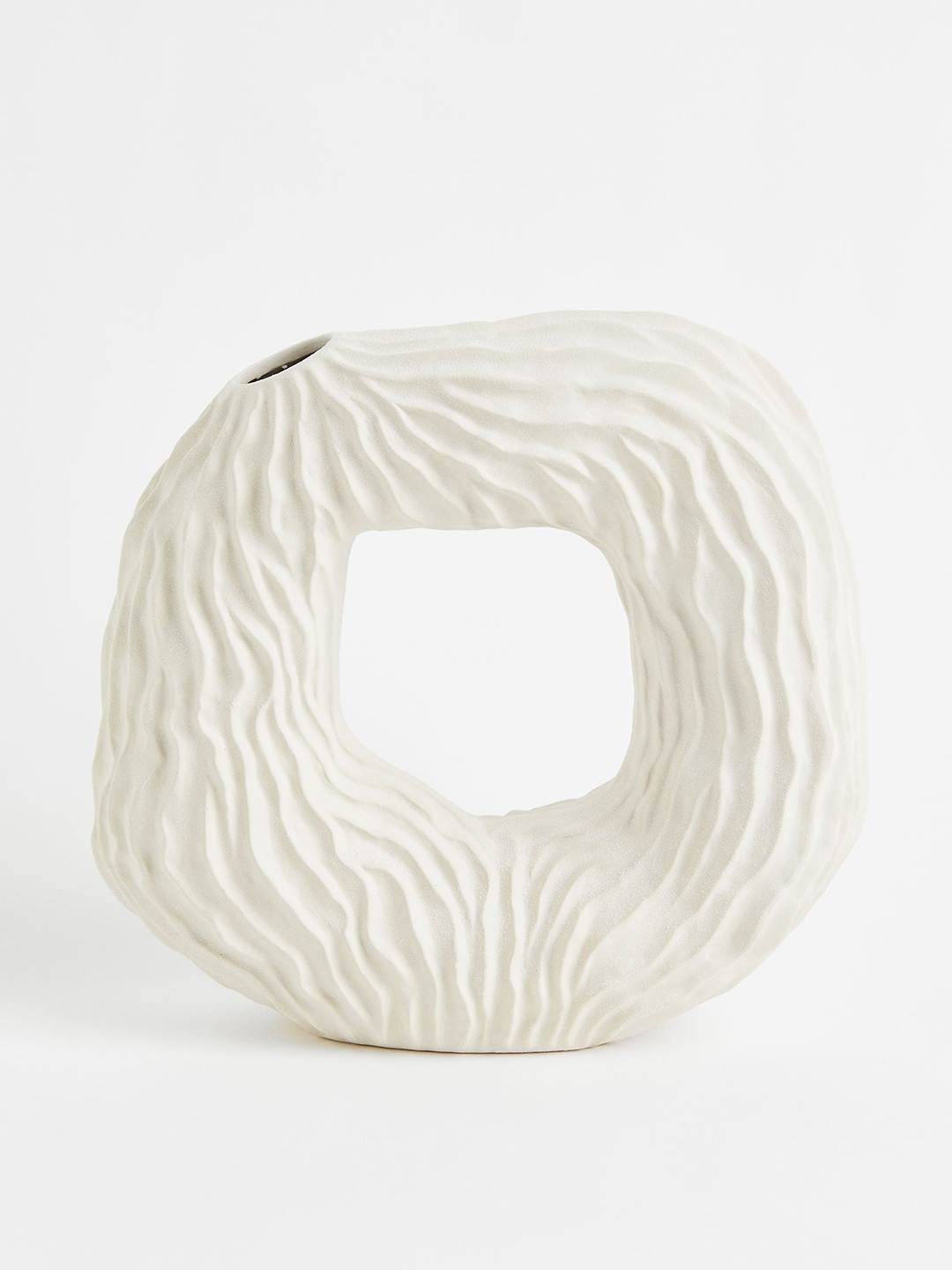 

H&M White Large Stoneware Vase