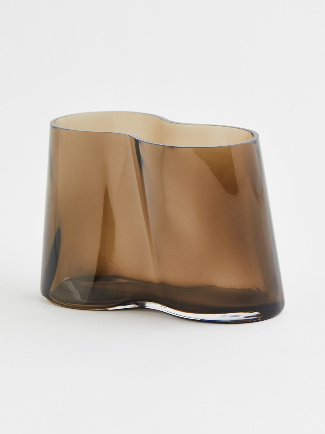 

H&M Beige Glass Vase